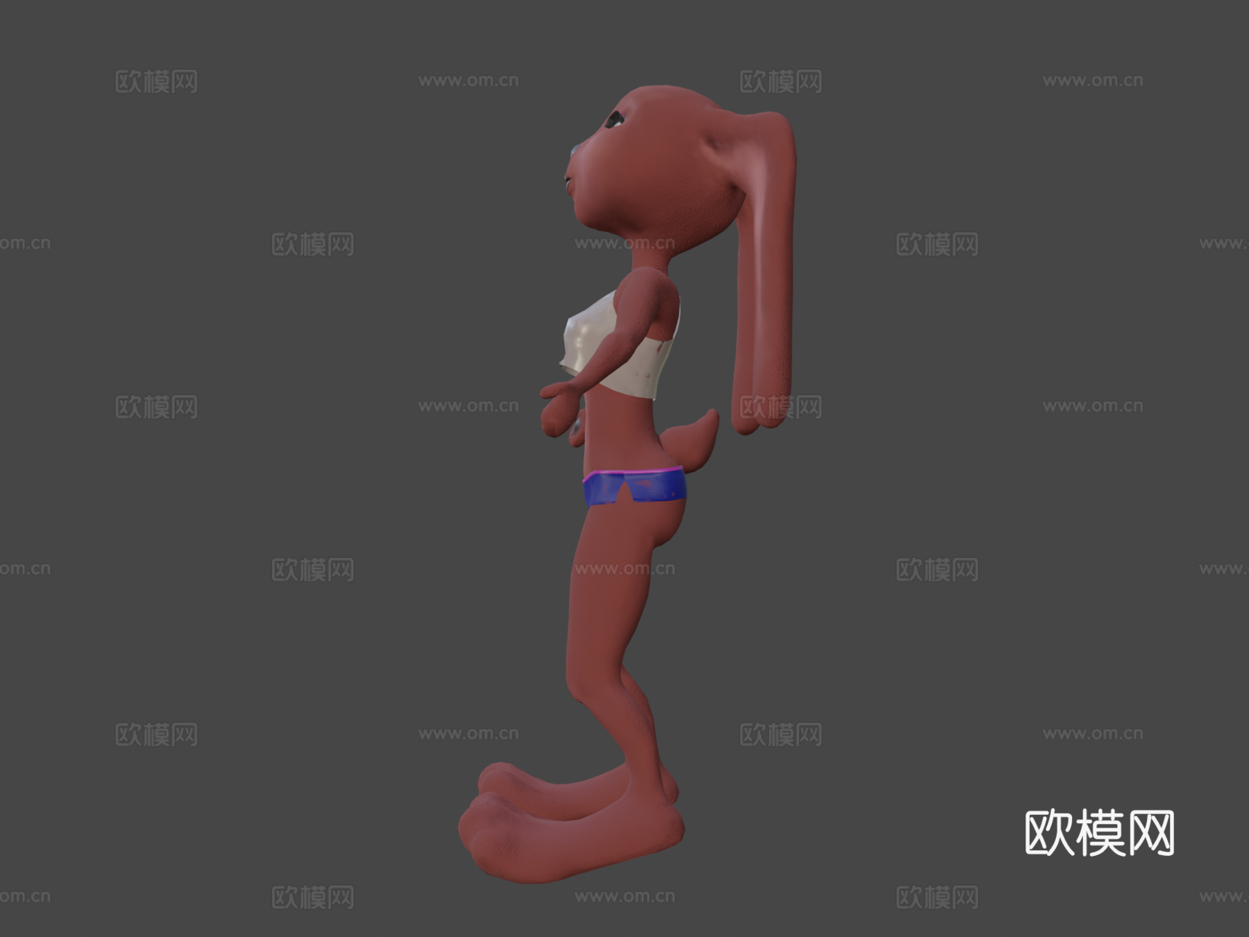 帮派兔女郎3d模型