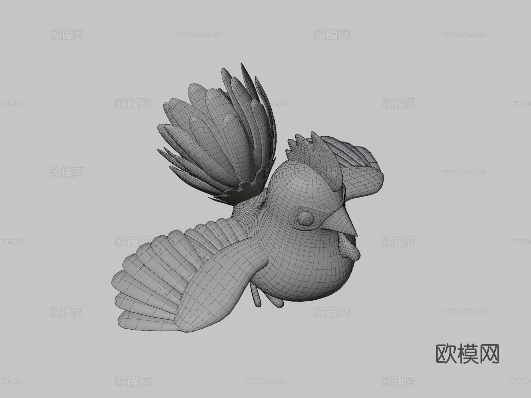 邦基小鸡3d模型
