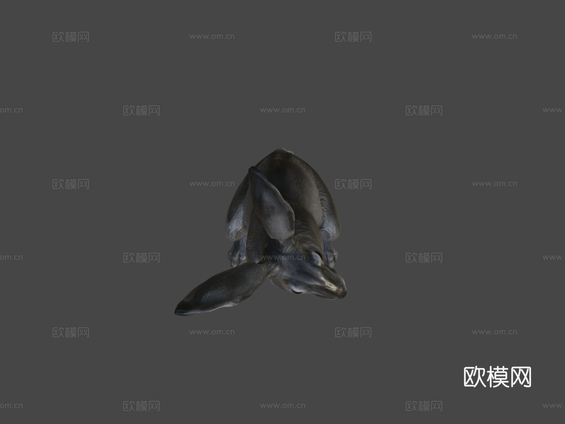 野兔-3D雕刻3d模型