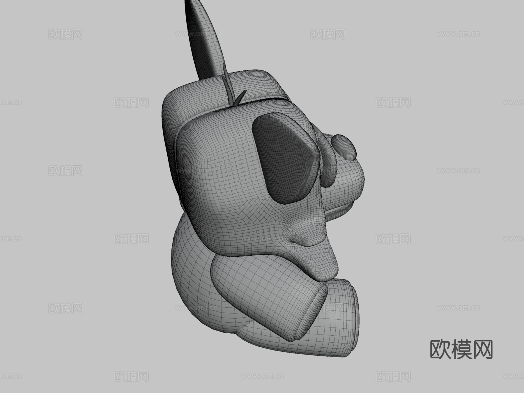 狐狸毛绒模型3d模型