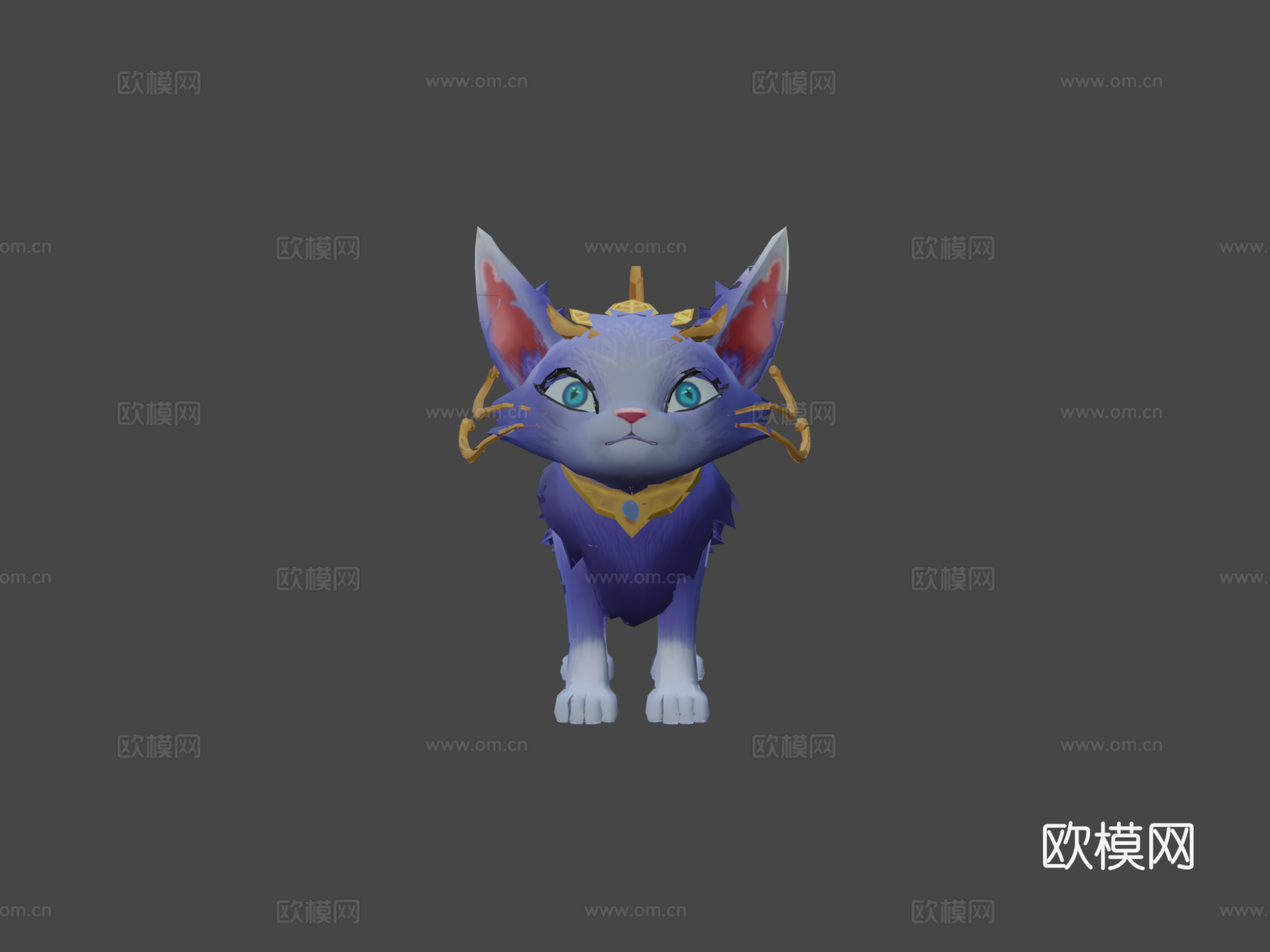 魔法猫咪悠米3d模型