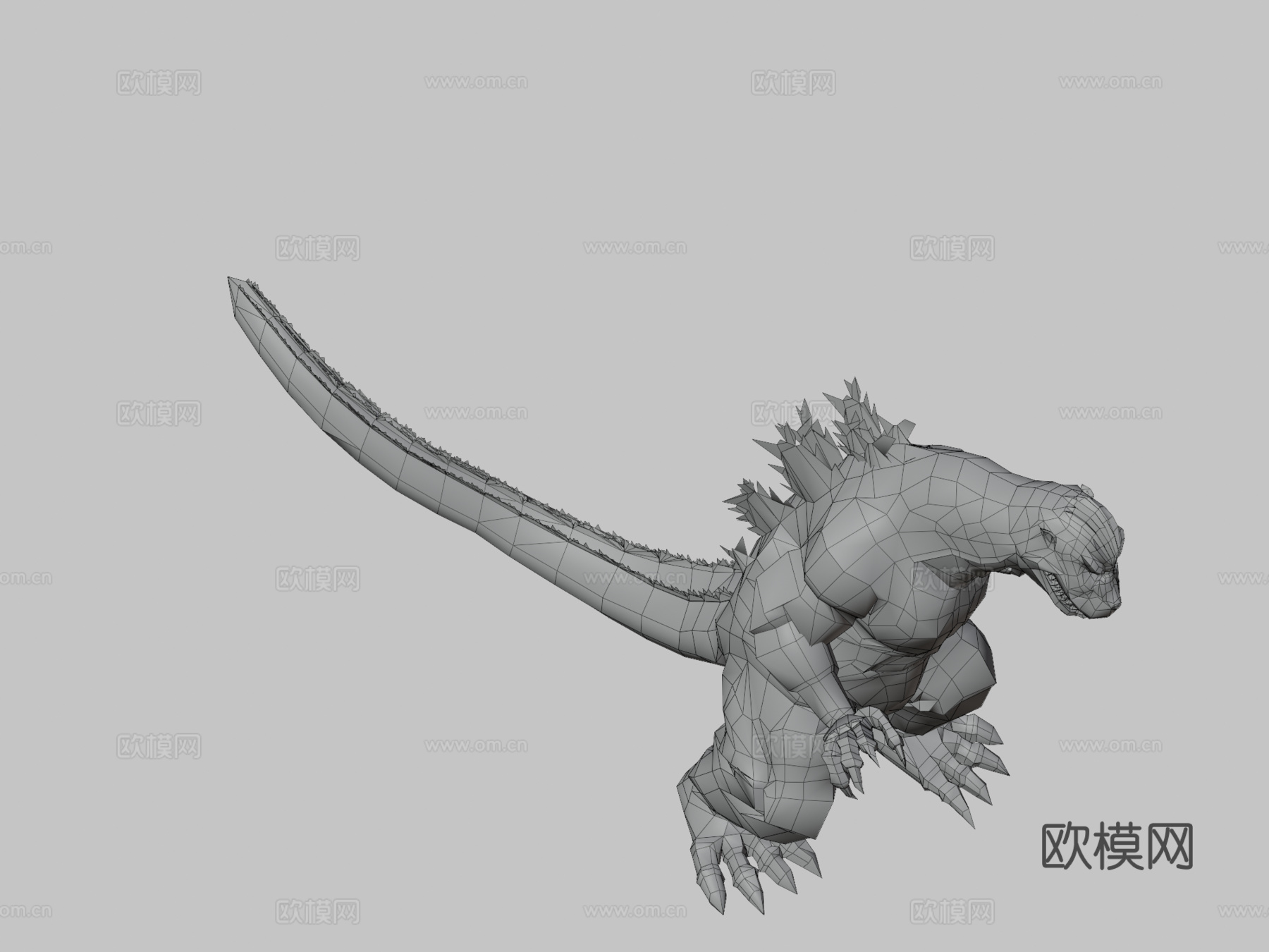 版哥斯拉3d模型