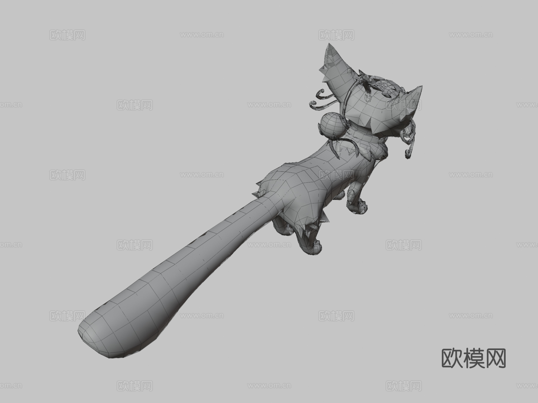 魔法猫咪悠米3d模型