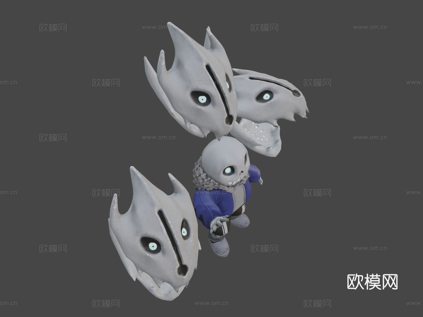 卡通人物3d模型
