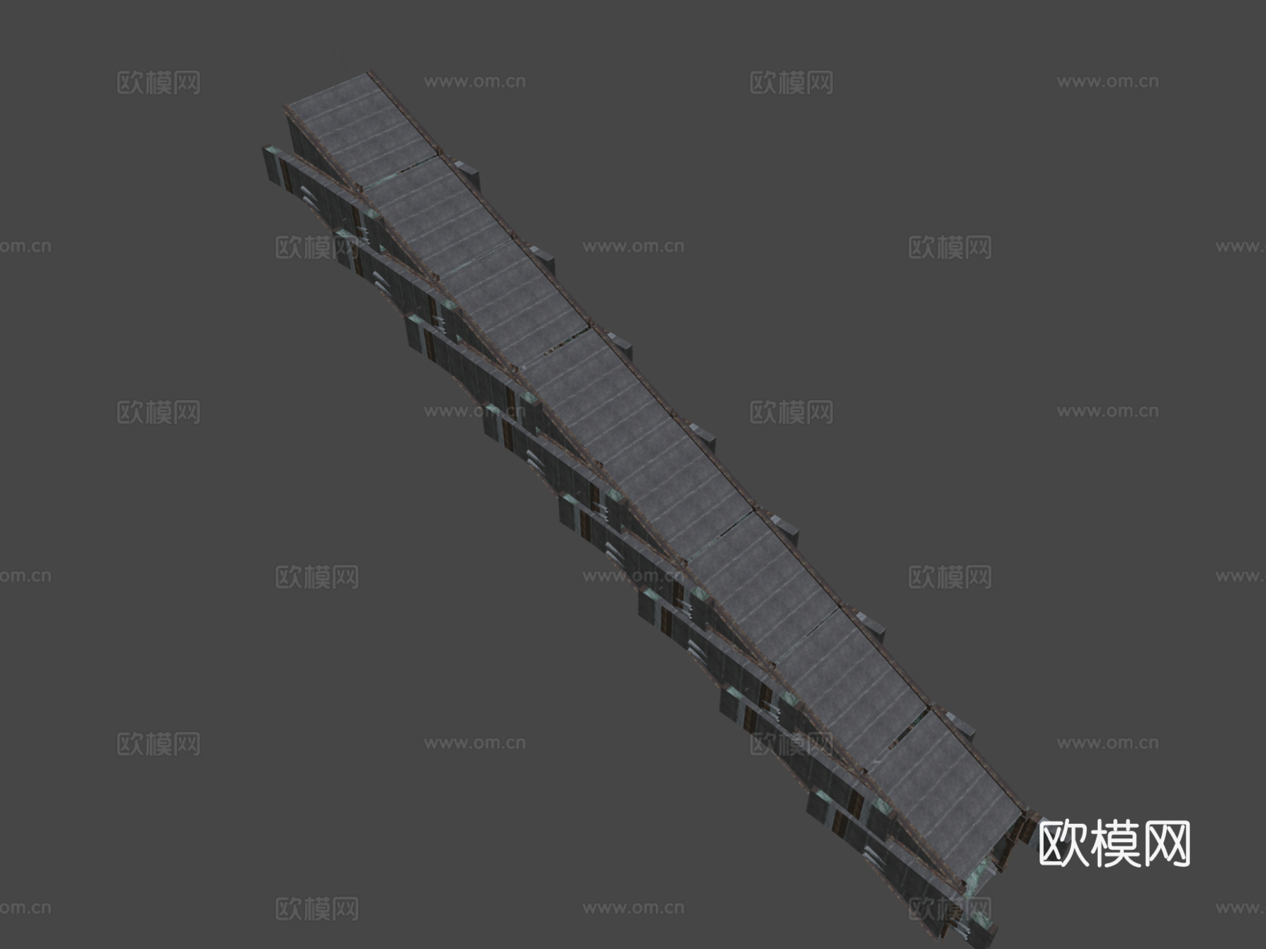 波比游乐时光3隧道3d模型