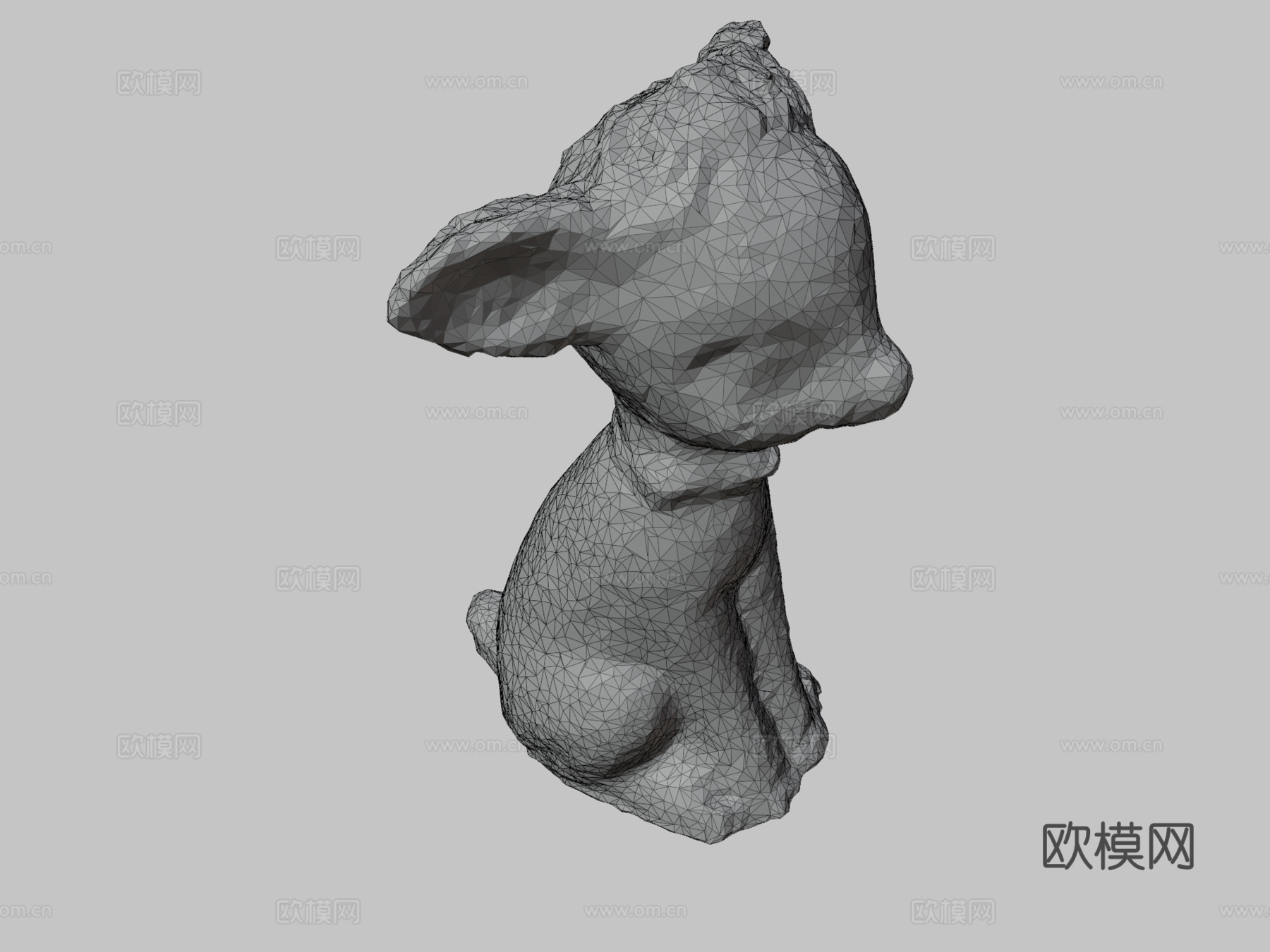 圣诞鹿3d模型