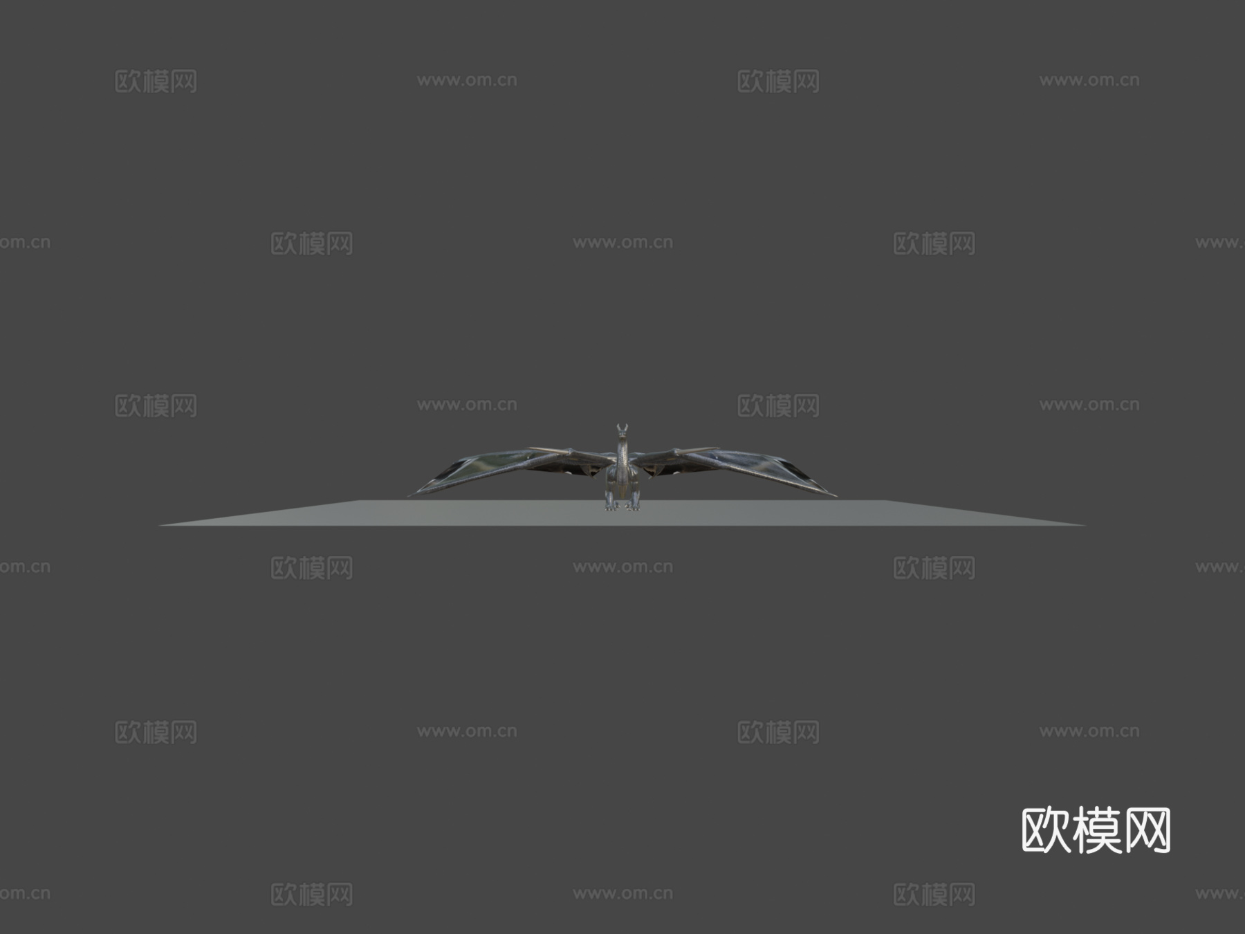 龙烘焙动作3d模型