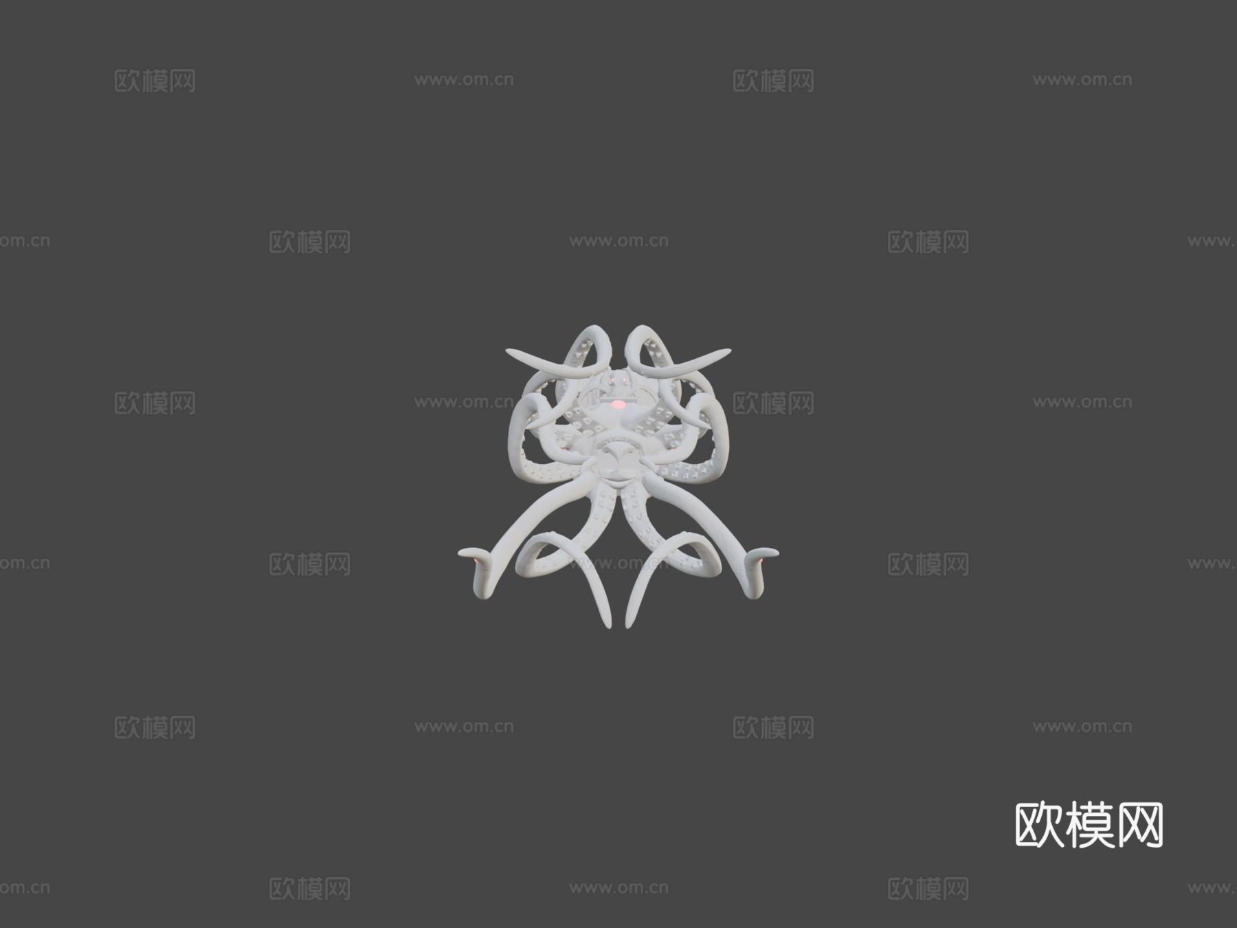 章鱼鱿鱼3d模型