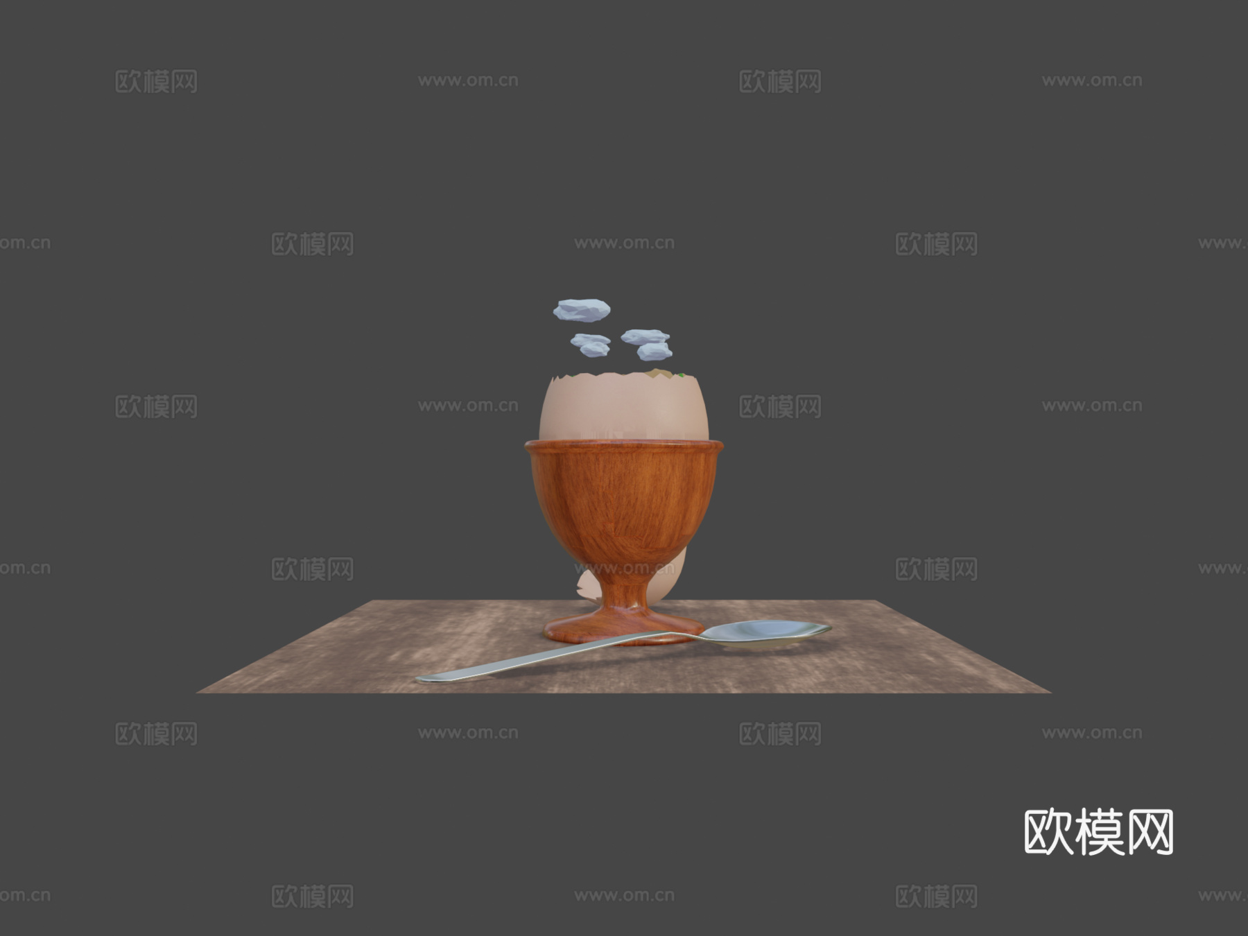 吃个蛋，发现新世界3d模型
