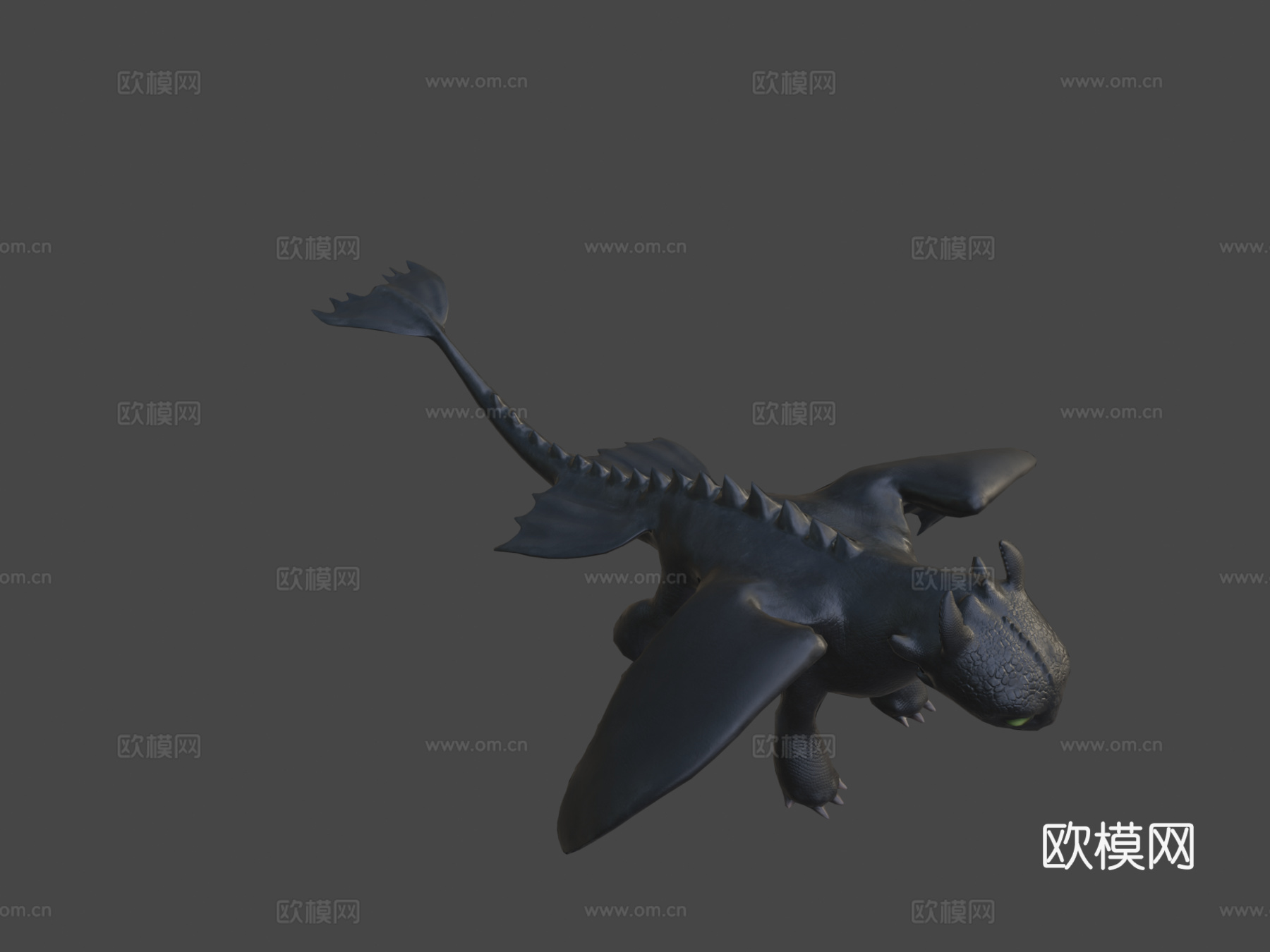 夜煞龙3d模型