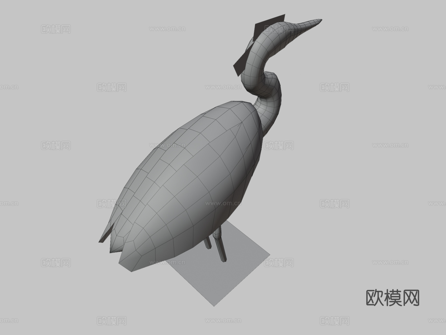 鸟3d模型