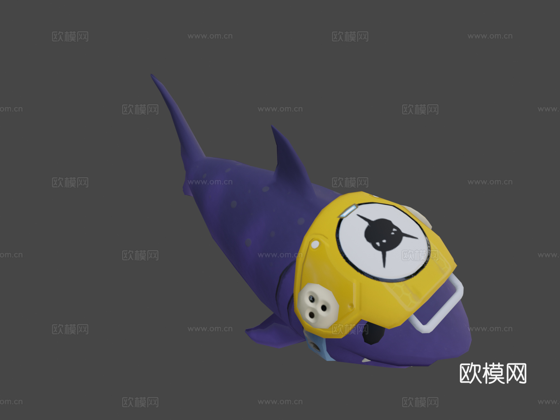 运动鲨鱼 - 动画 - 下载3d模型