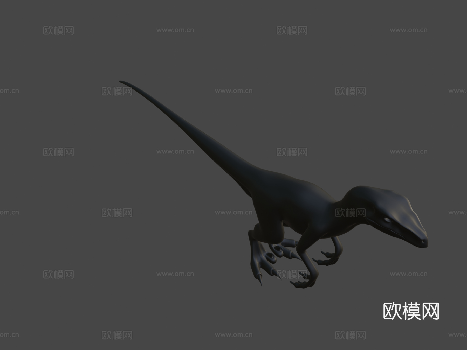 侏罗纪公园迅猛龙3d模型