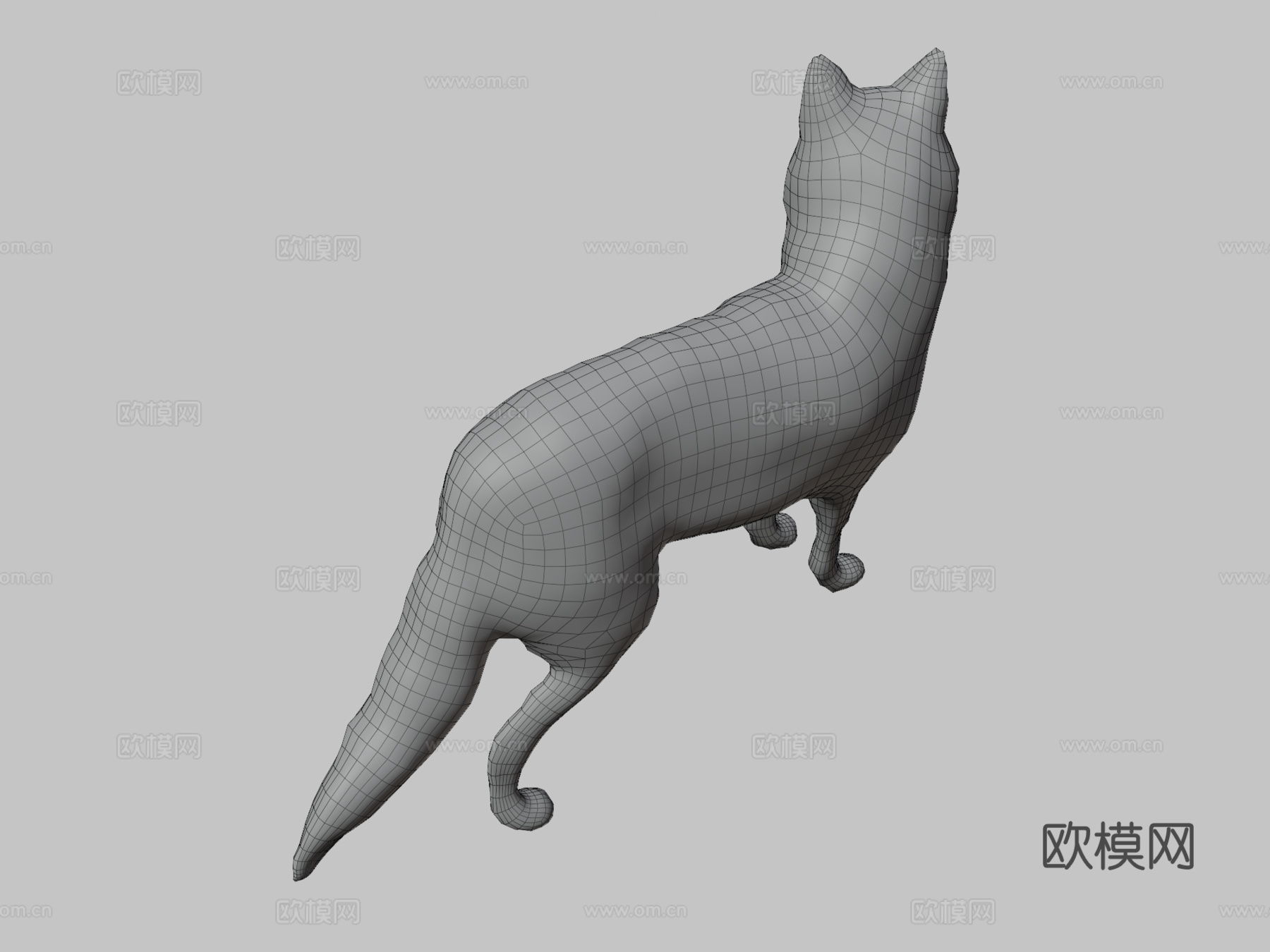 郊狼3d模型