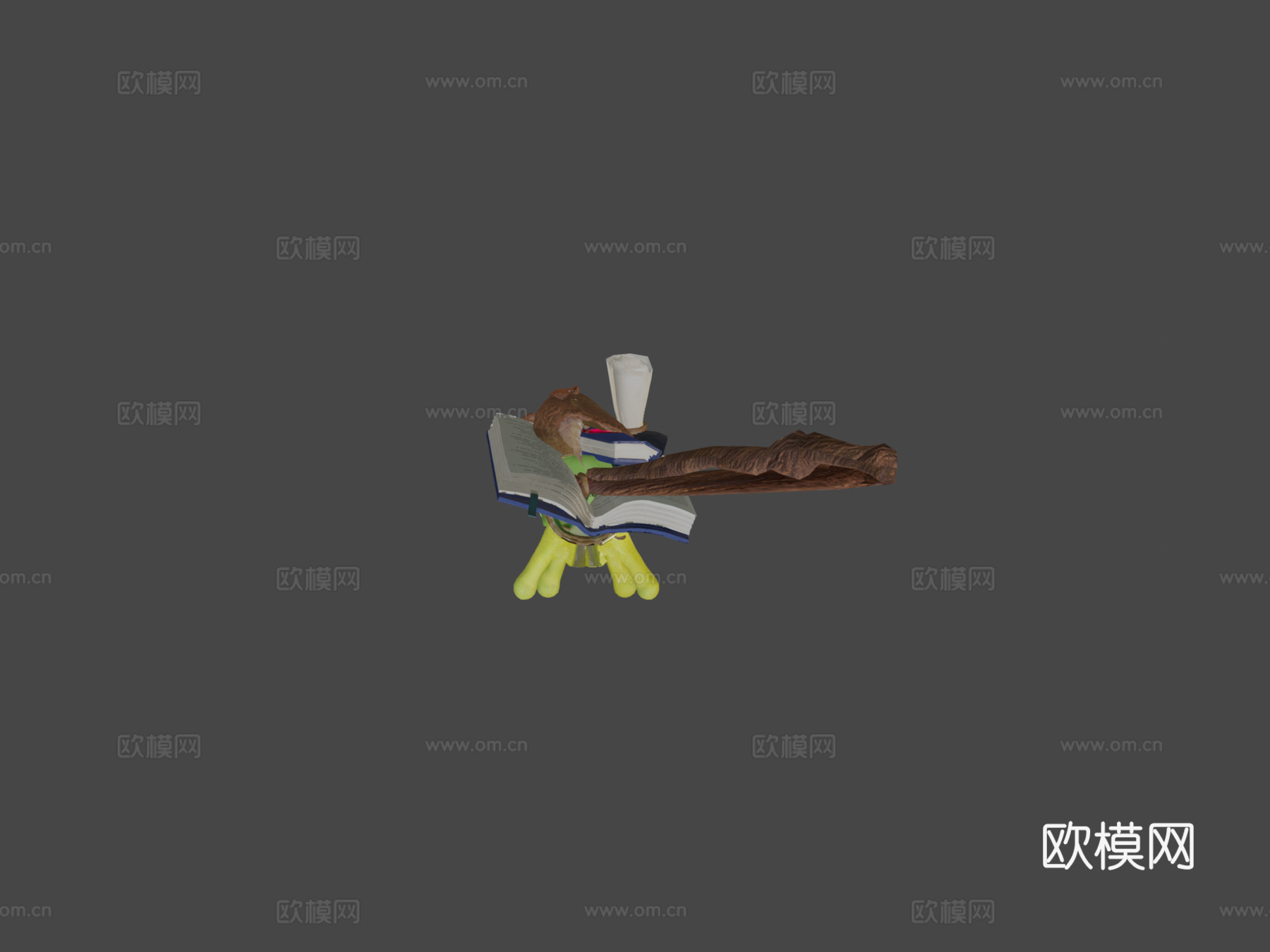 魔法青蛙3d模型