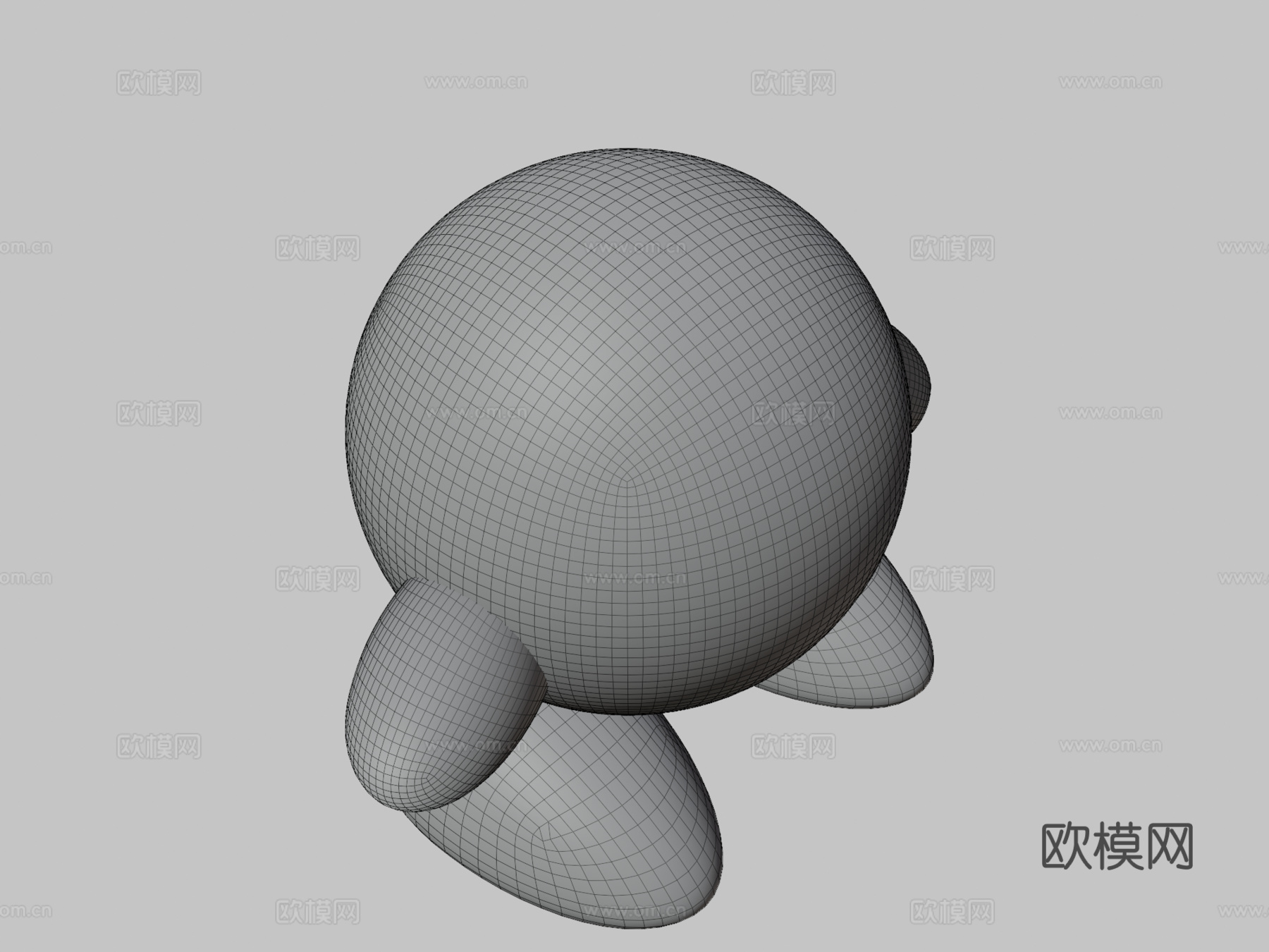 星之卡比动画版3d模型
