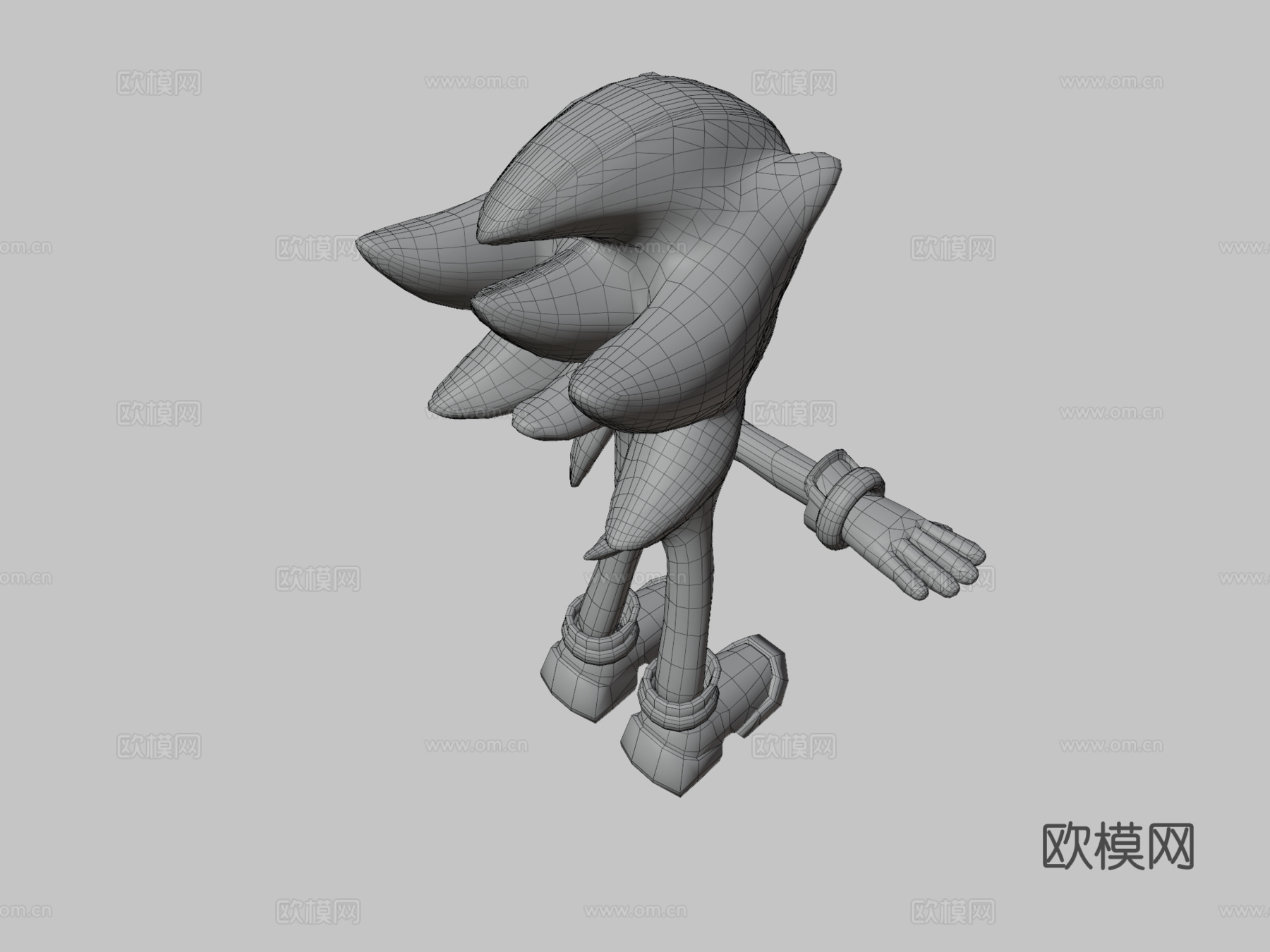 刺猬索尼克3d模型