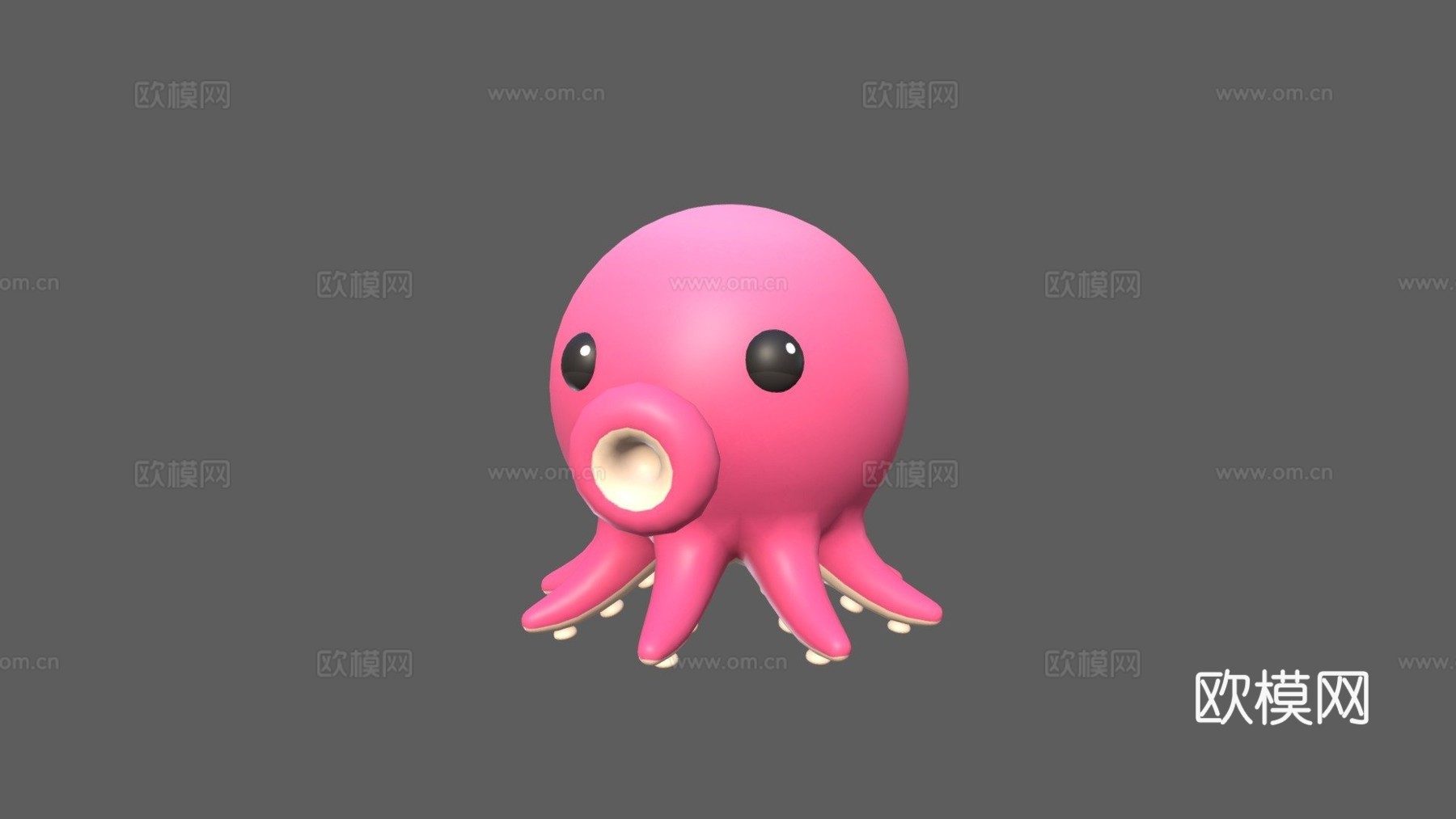 章鱼3d模型