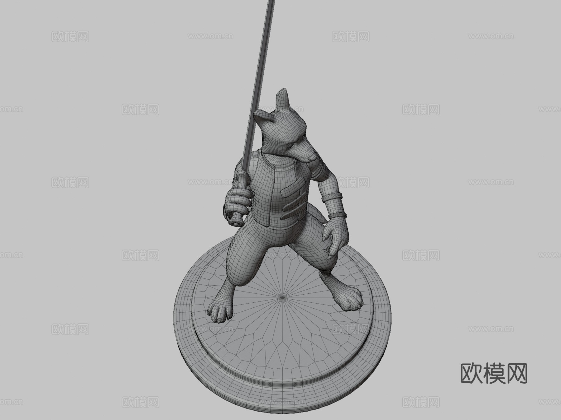 狐狸3d模型