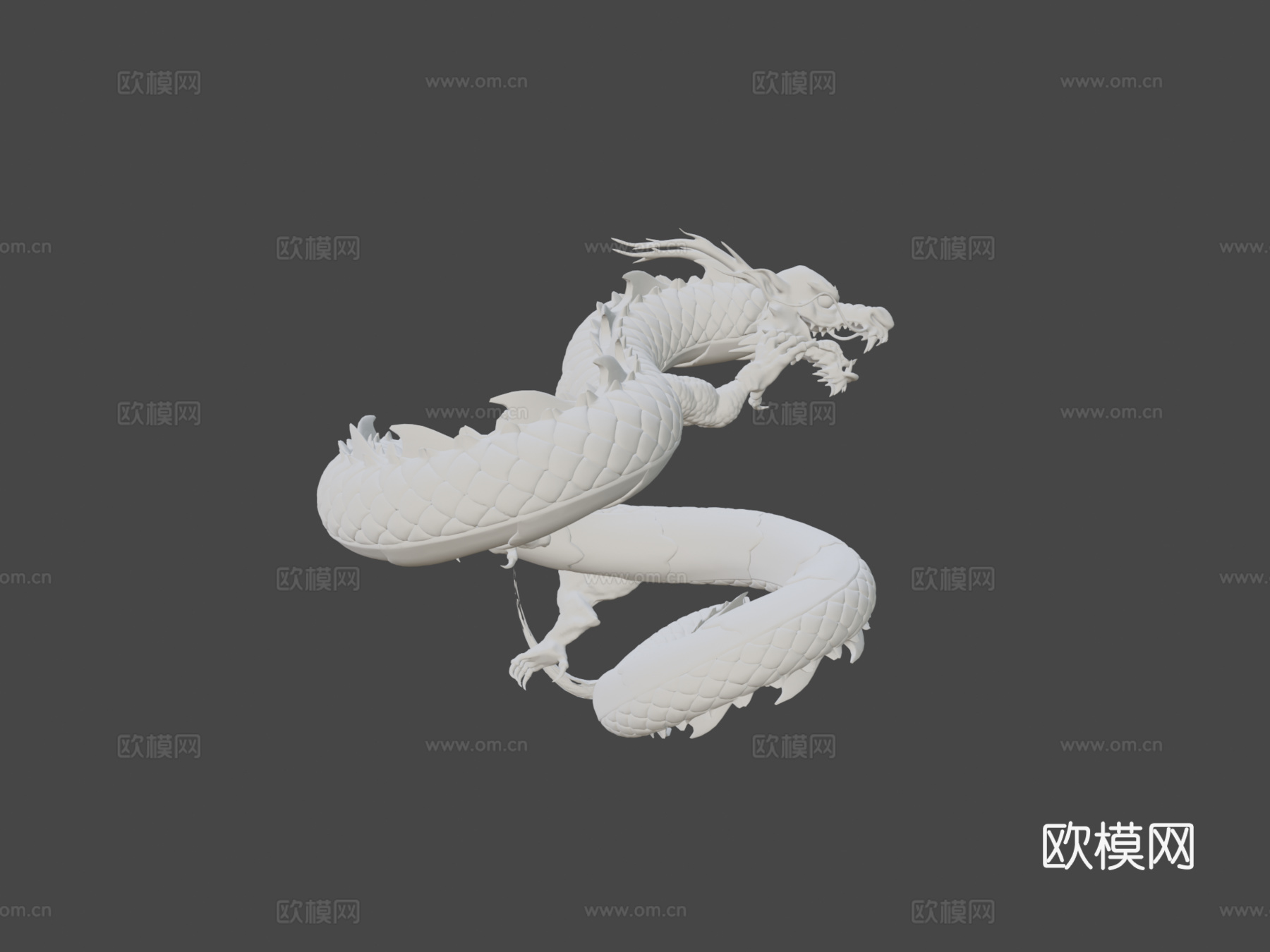 龙013d模型