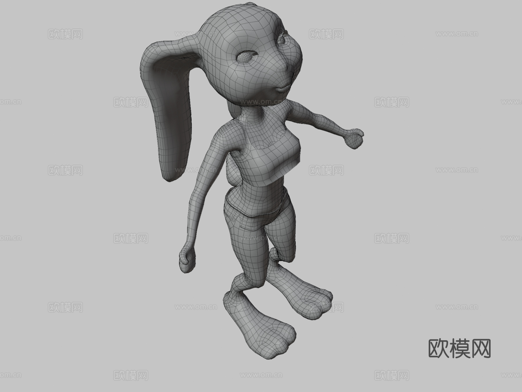 帮派兔女郎3d模型