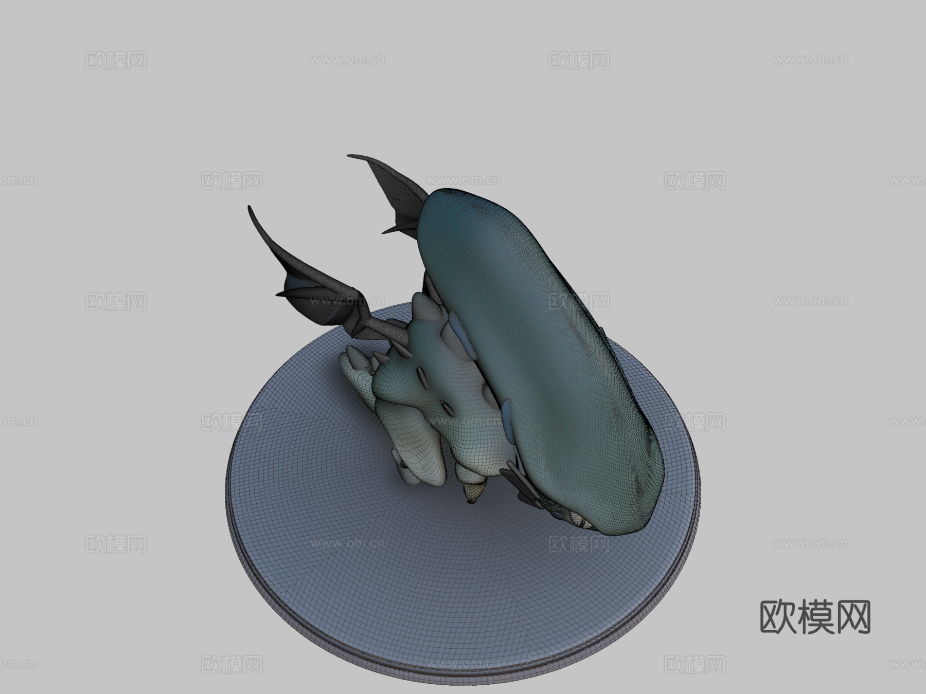 斧头龙3d模型