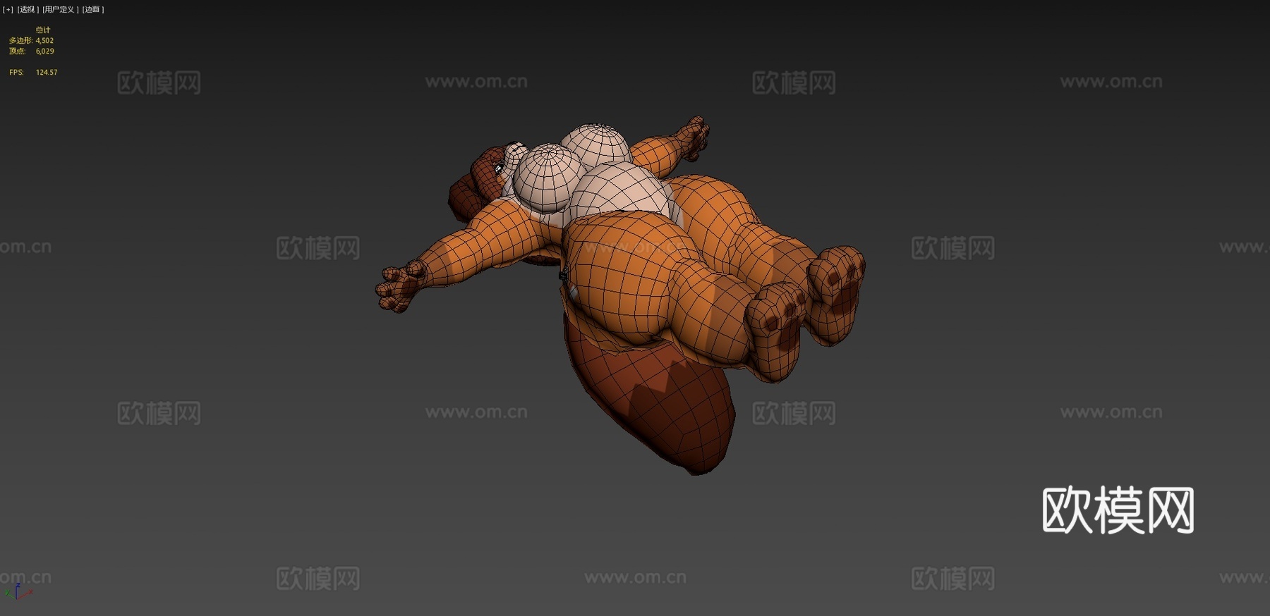 泳池浮漂狗狗3d模型