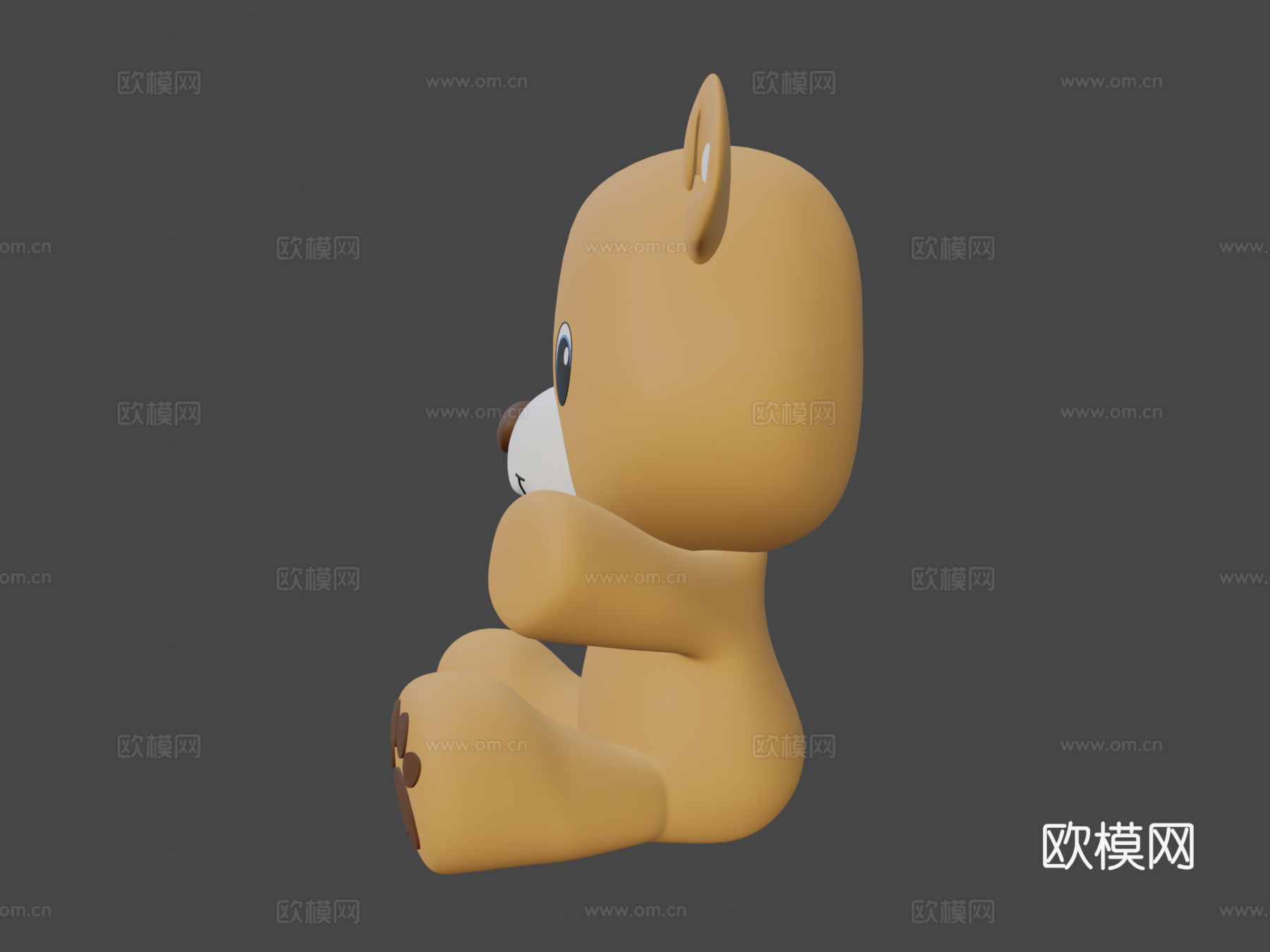 泰迪熊3d模型