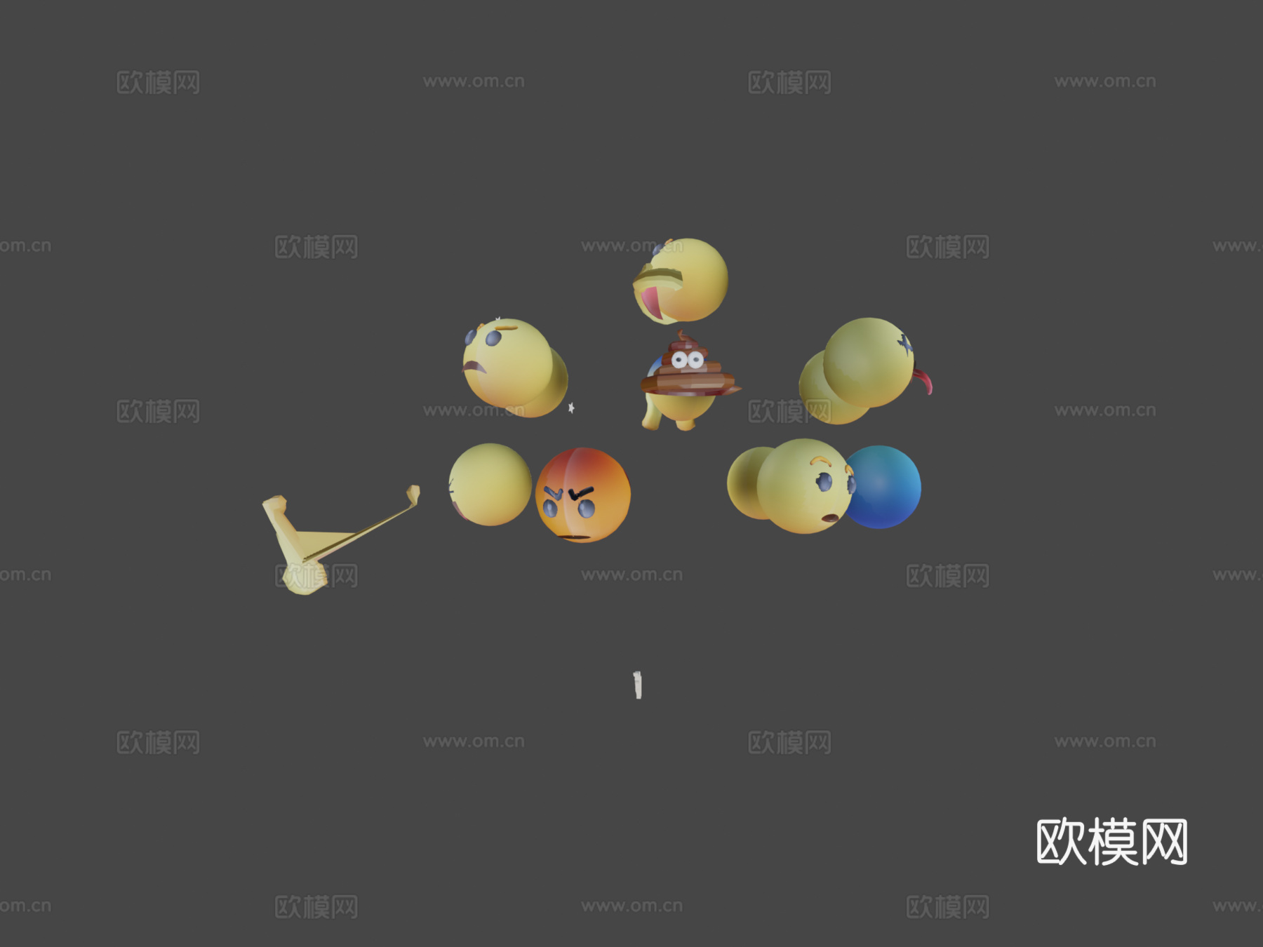 表情符号3d模型
