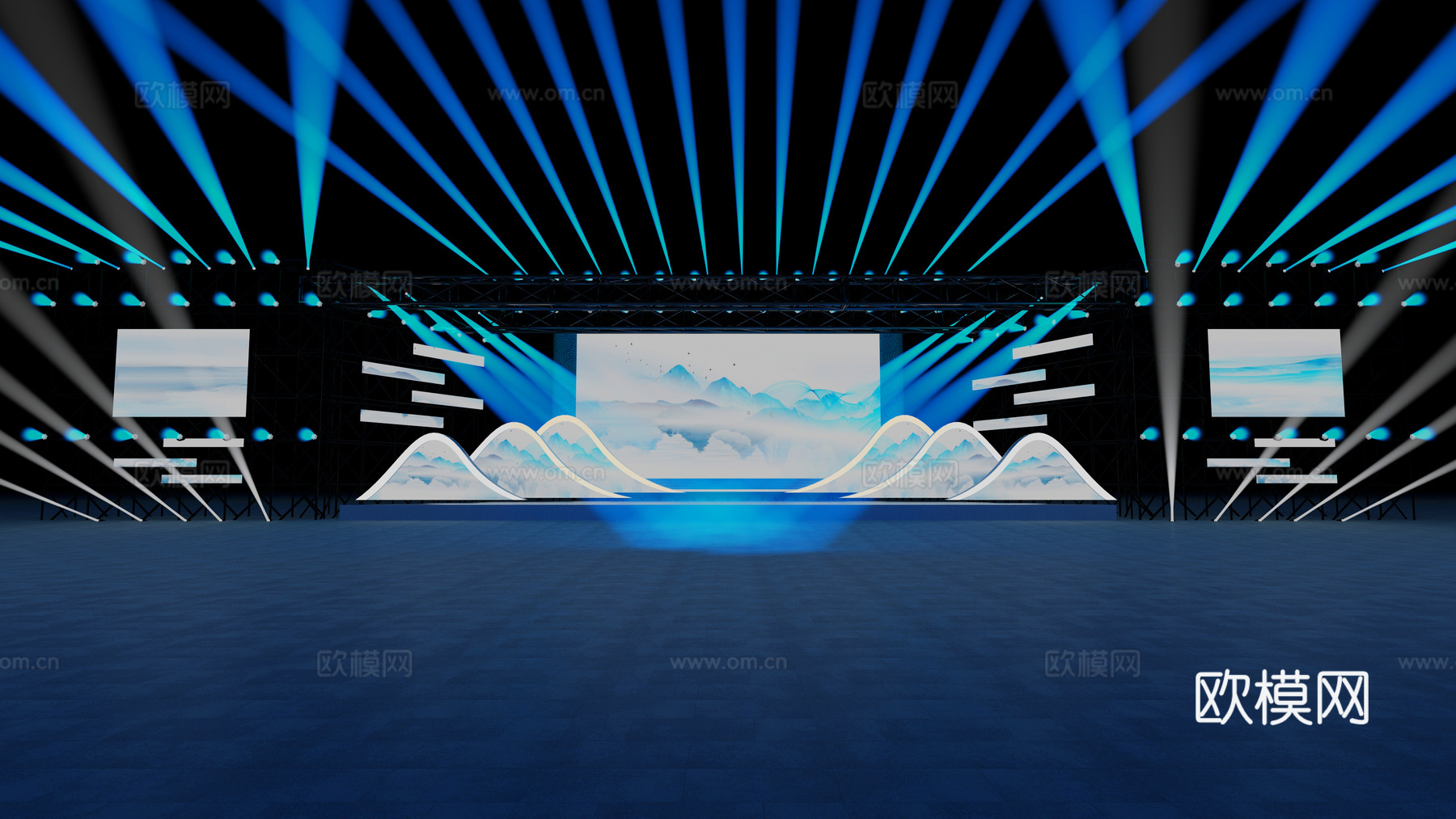 舞台3d模型