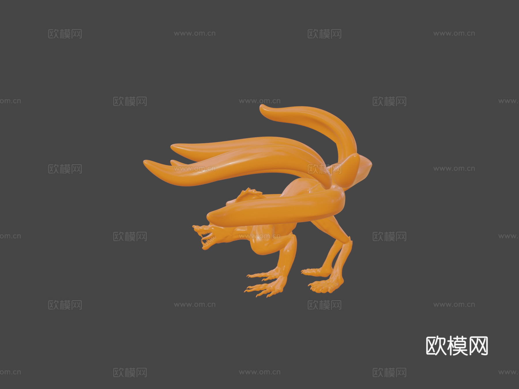 九喇嘛-火影忍者3d模型
