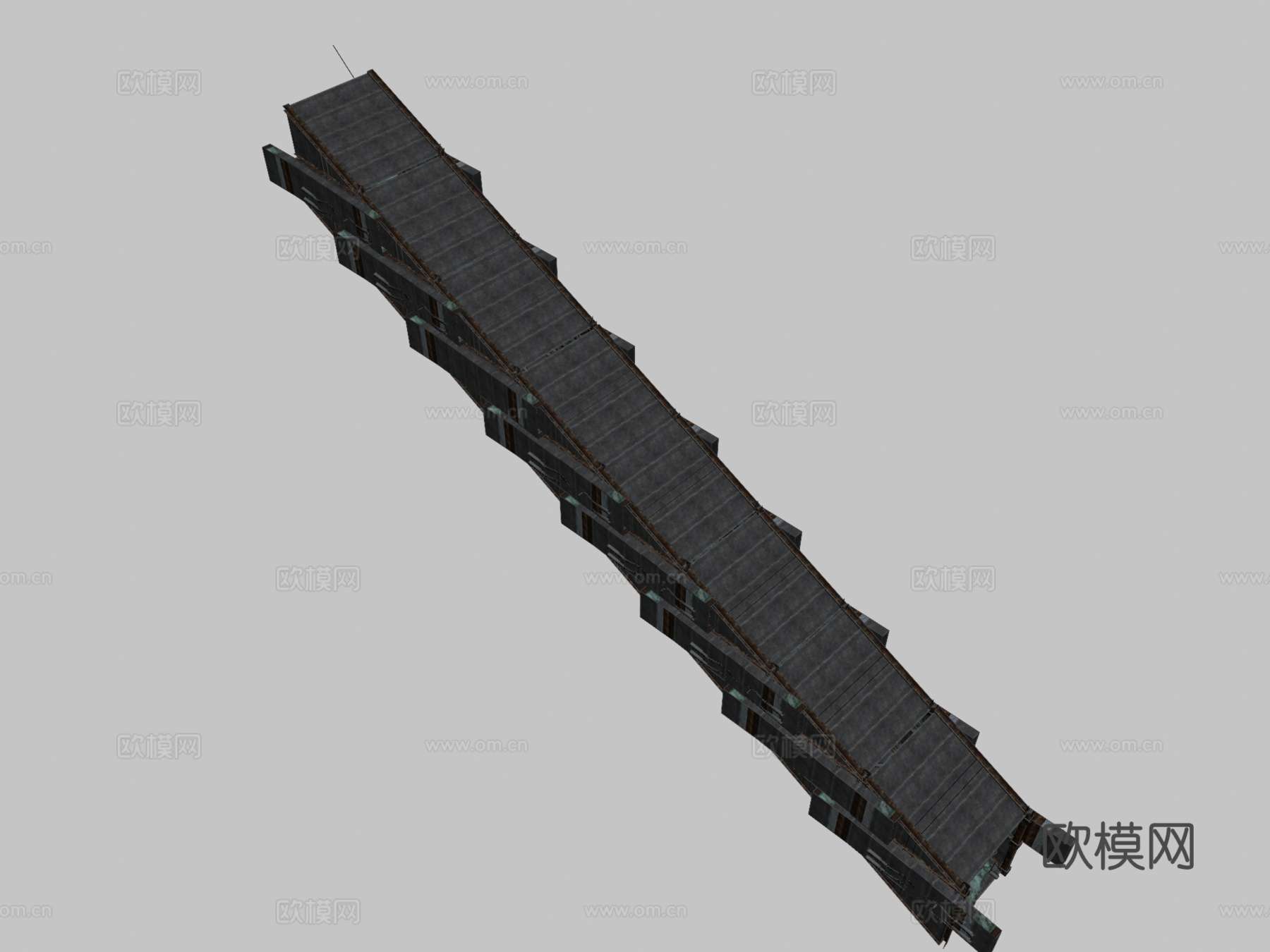 波比游乐时光3隧道3d模型