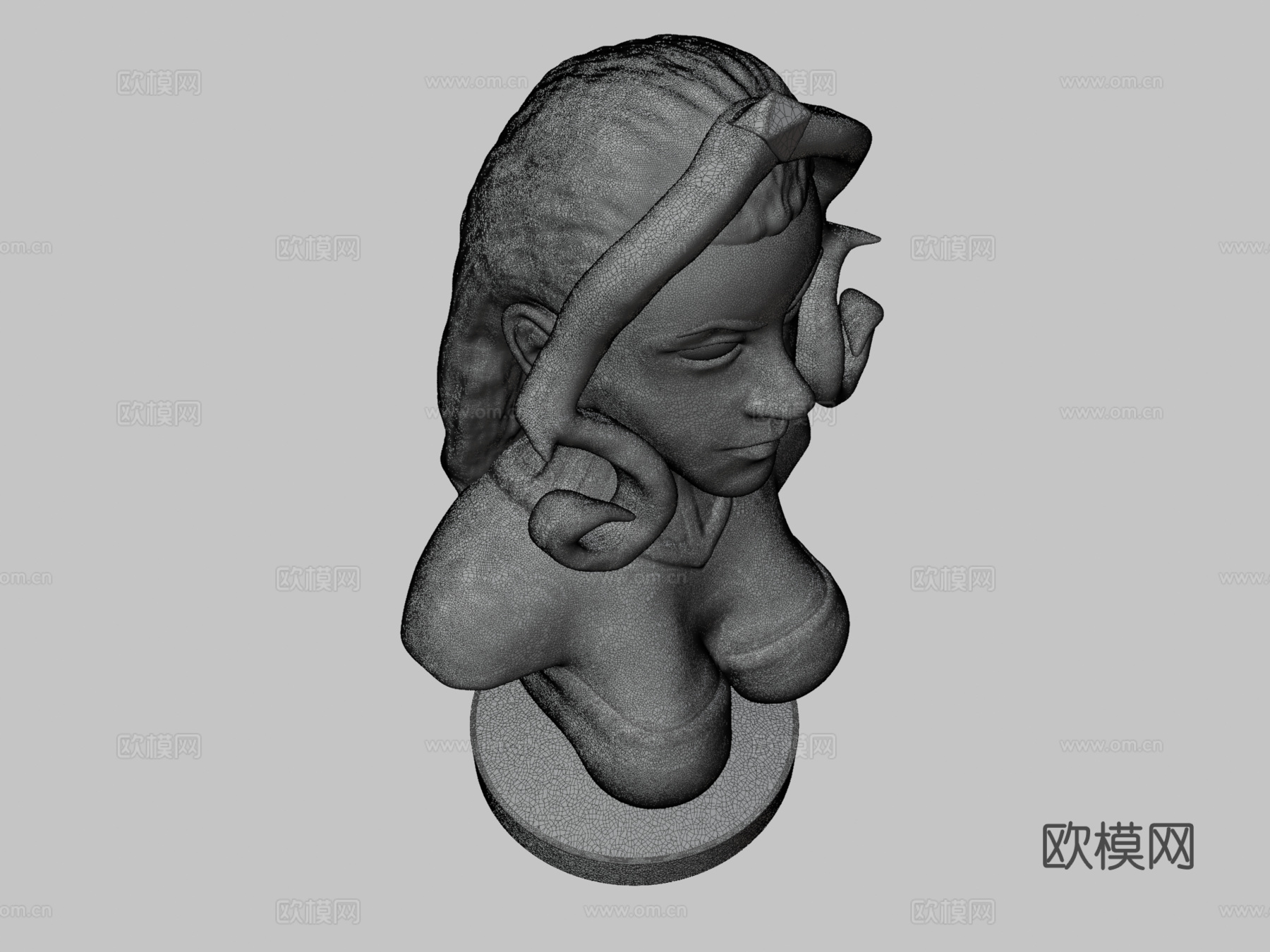 死亡威严莉莲娜-万智牌同人画3d模型
