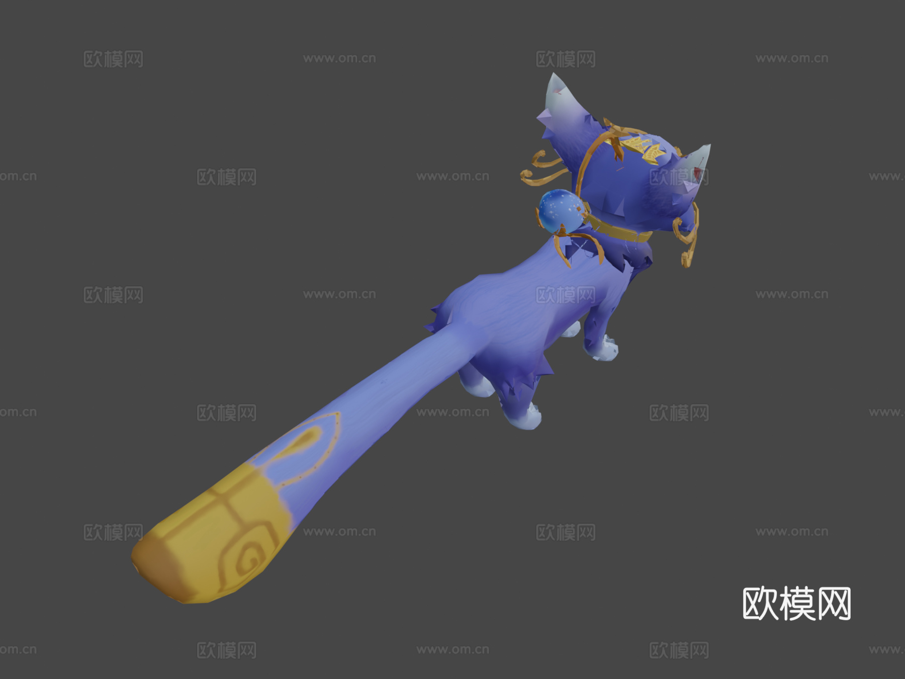 魔法猫咪悠米3d模型