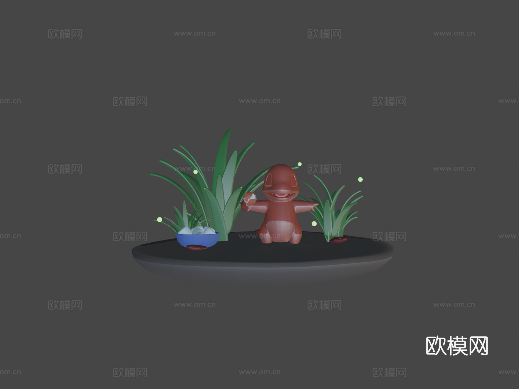小火龙3d模型