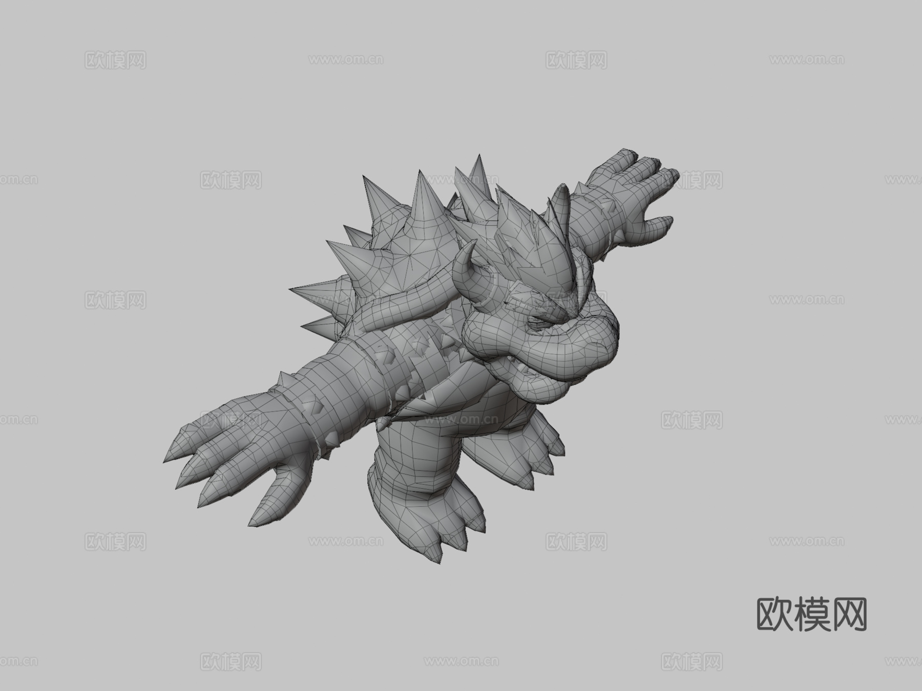 WiiU版库巴乱斗3d模型