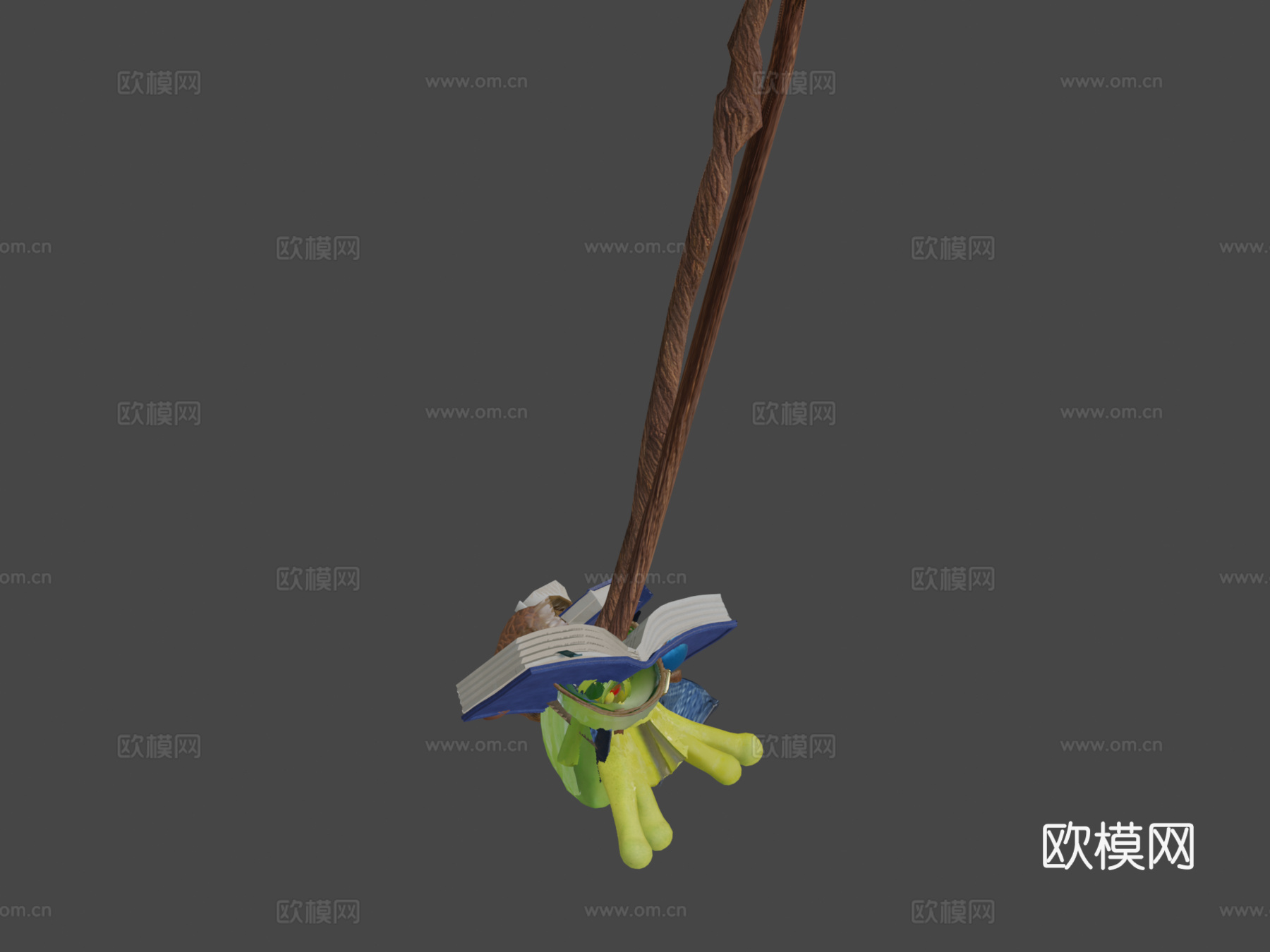 魔法青蛙3d模型