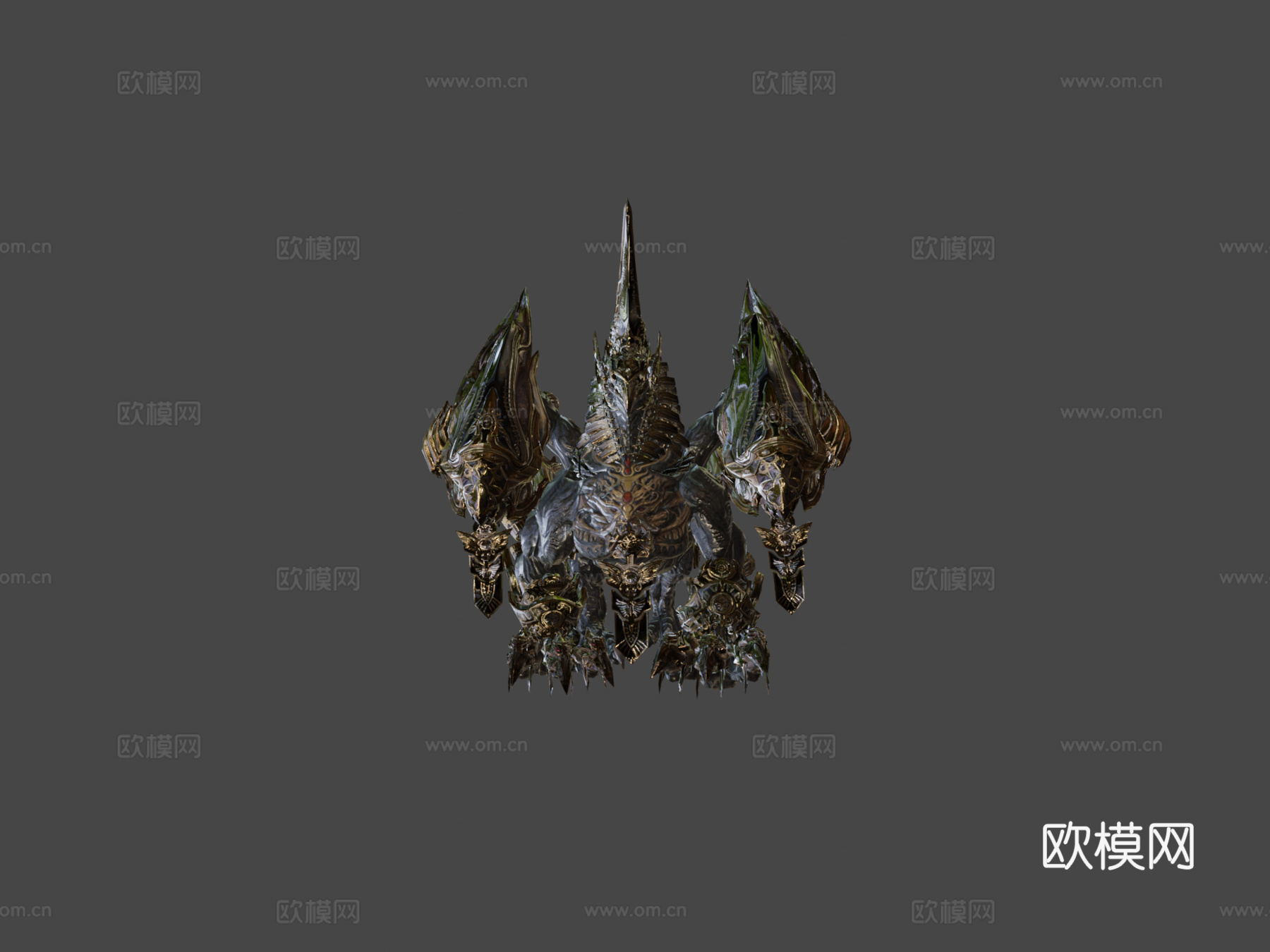 金色狮鹫3d模型