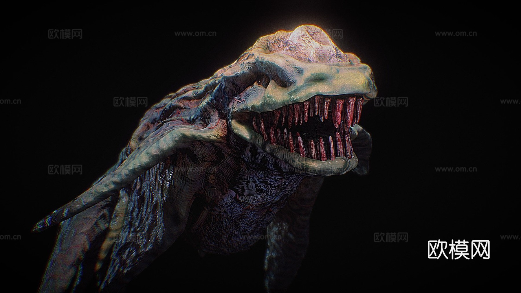 深渊尖颚3d模型
