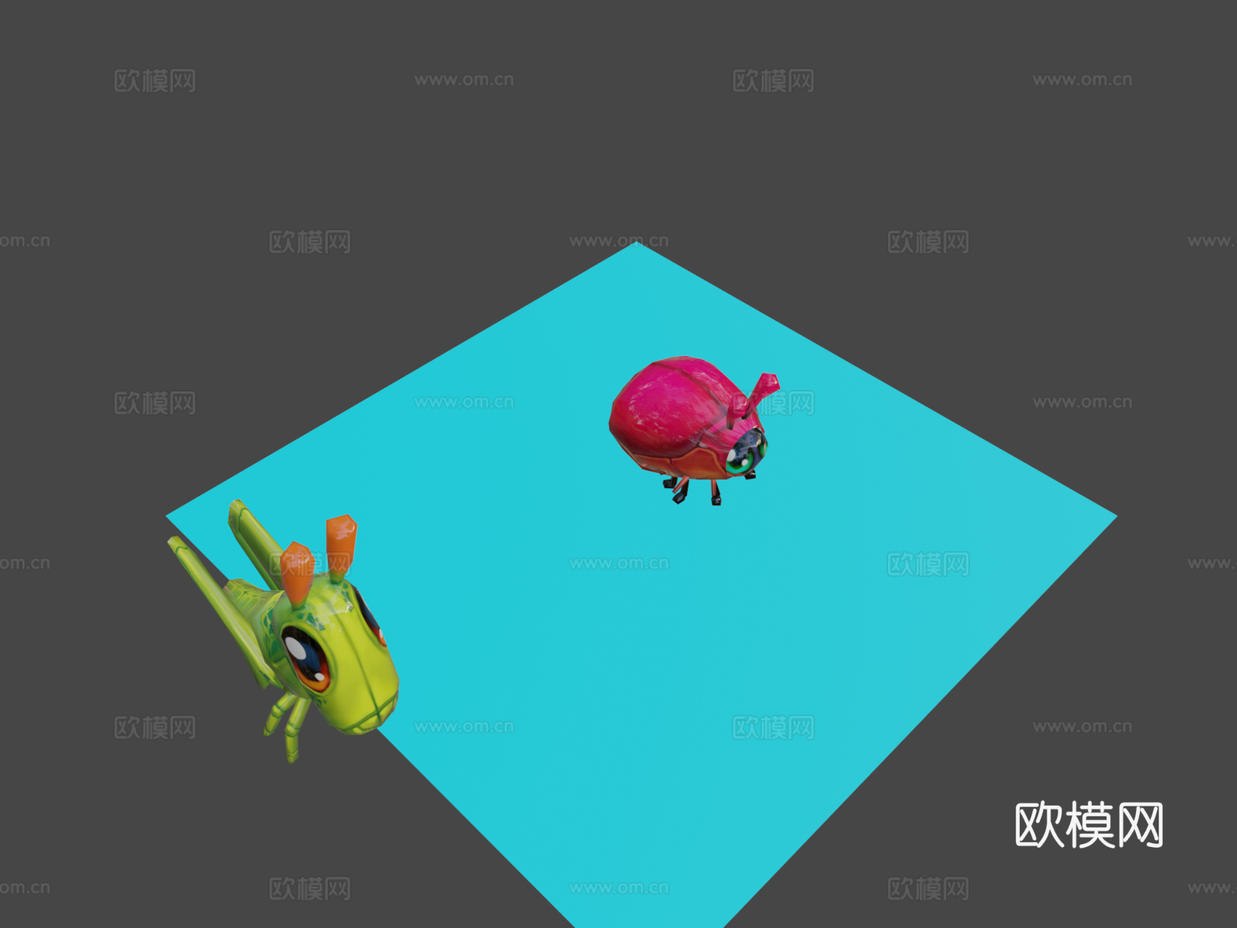 小昆虫-强莓游戏3d模型