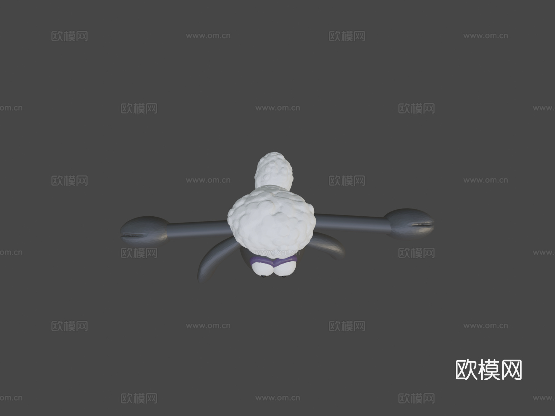 小羊肖恩3d模型