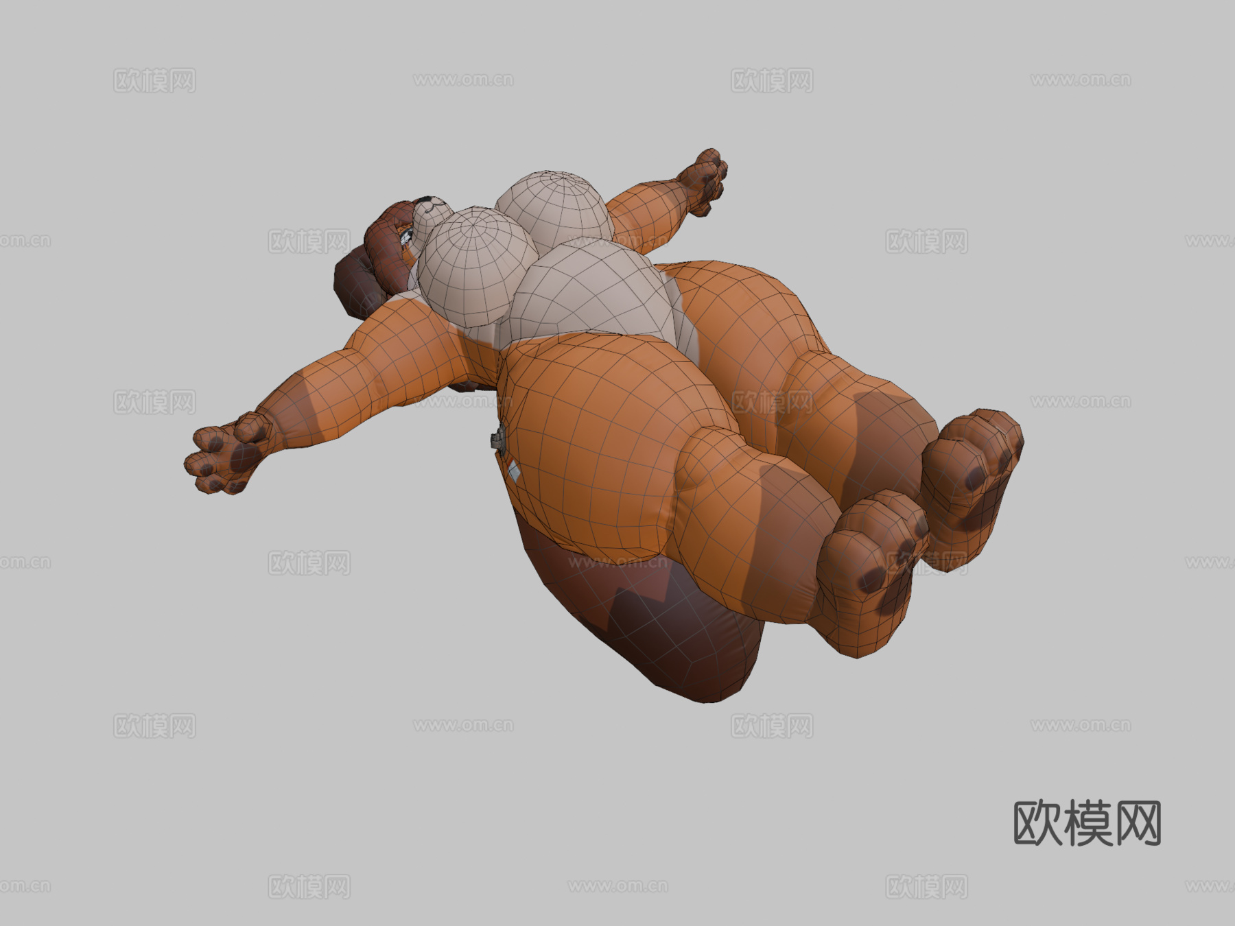 泳池浮漂狗狗3d模型