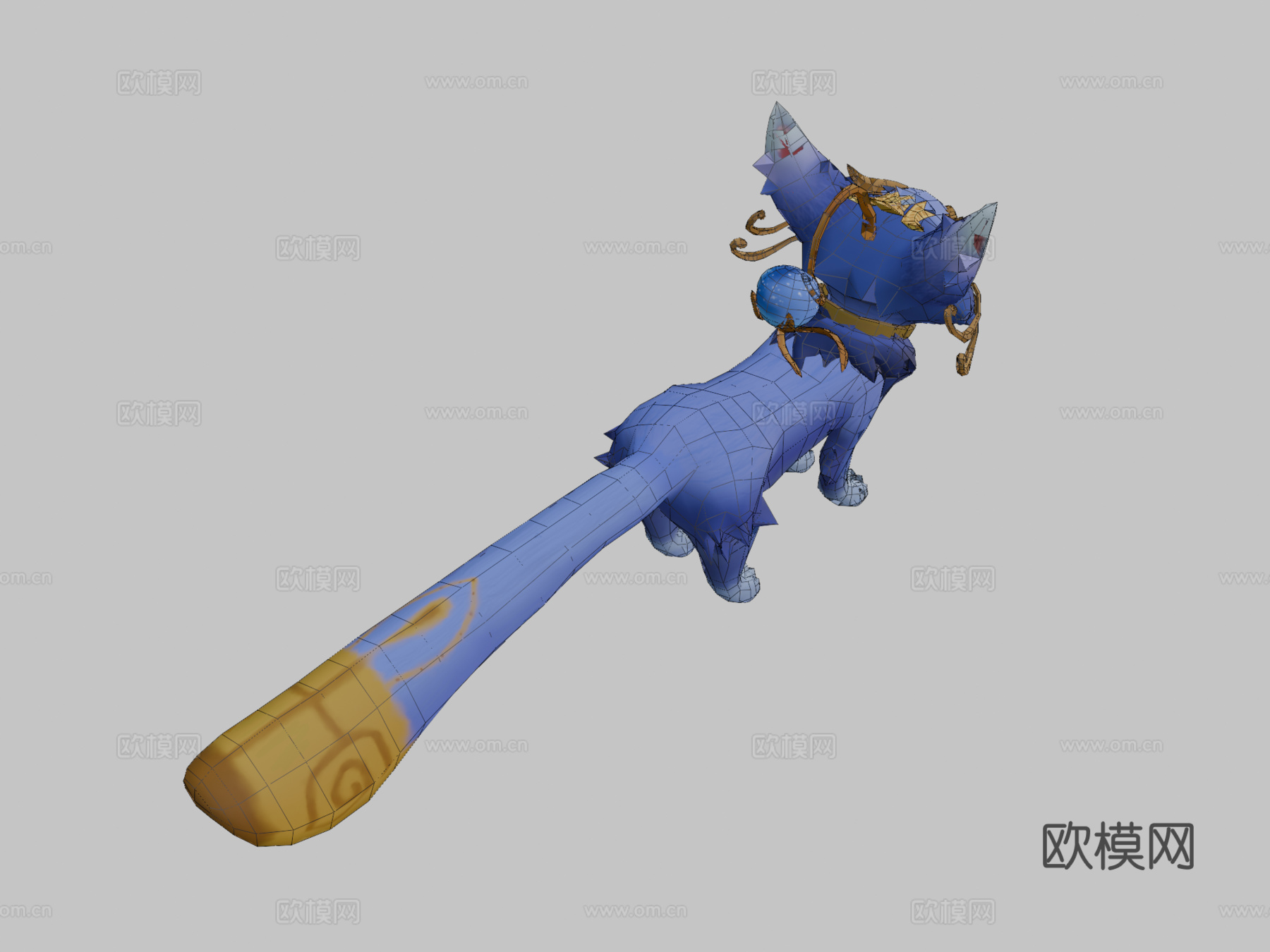 魔法猫咪悠米3d模型