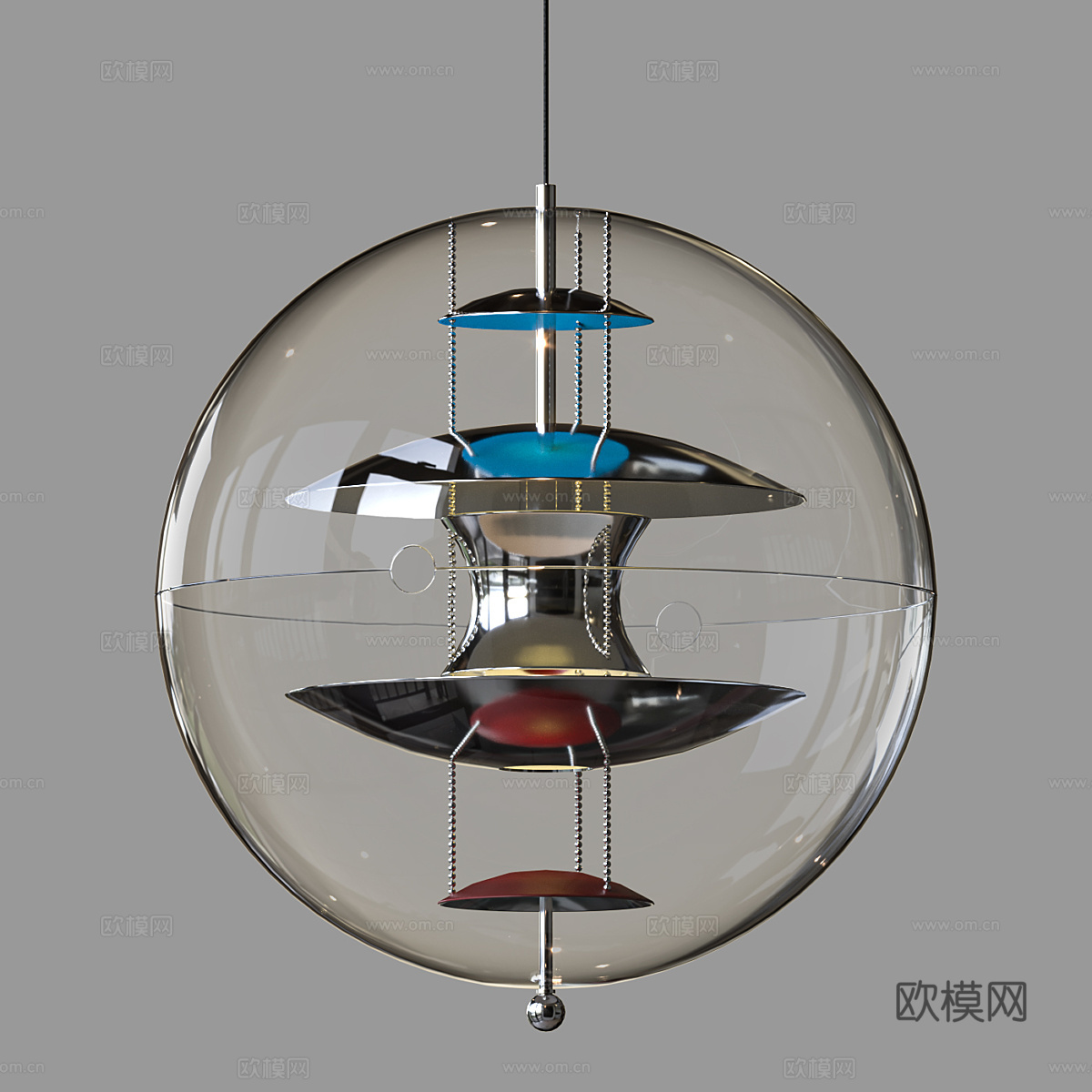 现代简约吊灯 吊灯 简约吊灯 餐厅吊灯  灯 玻璃吊灯3d模型