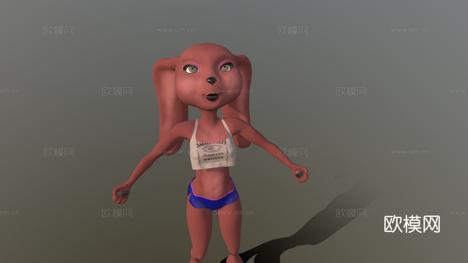 帮派兔女郎3d模型