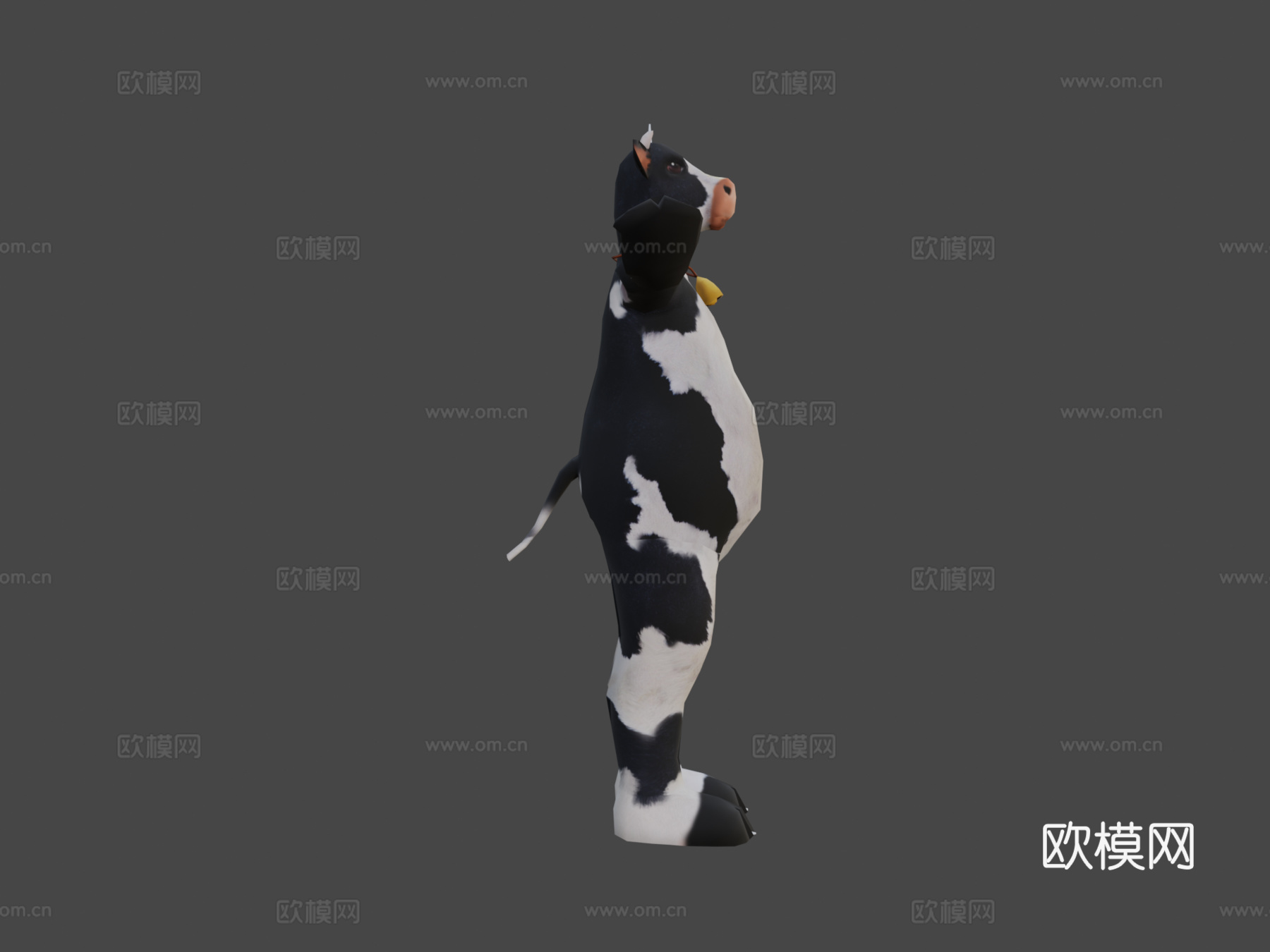 奶牛装3d模型