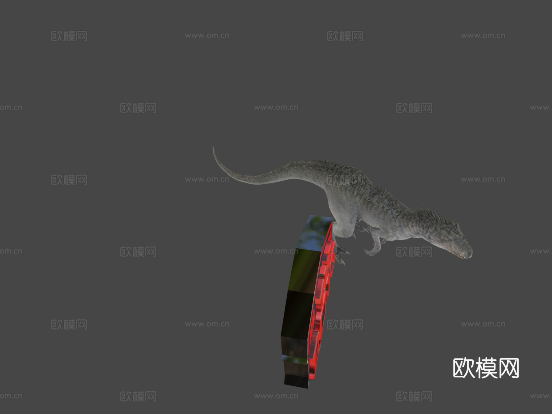 暴虐霸王龙--绑定--动画--JWE@3d模型