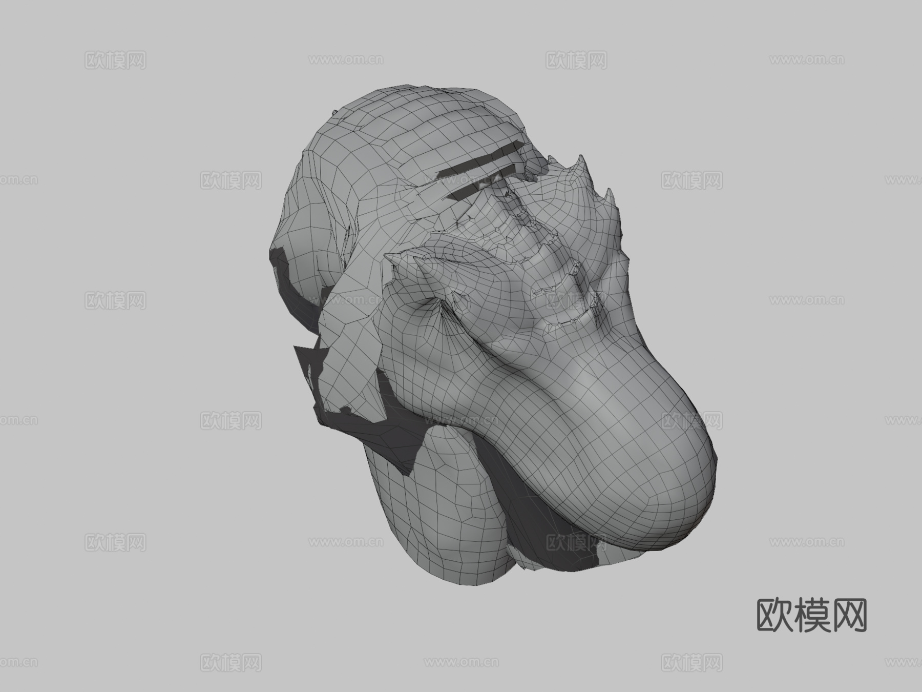 雷克斯-待机3d模型