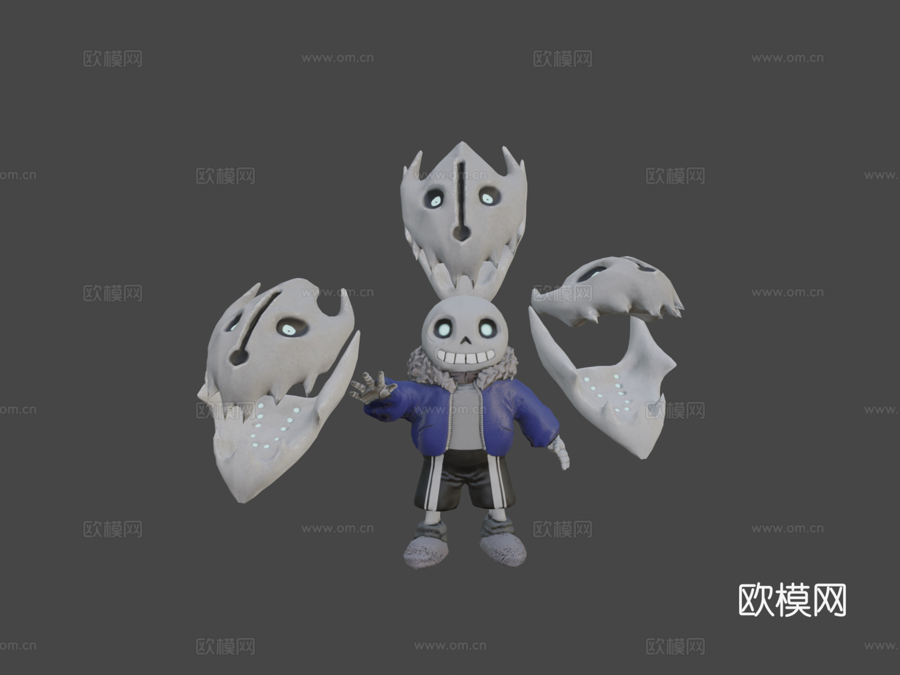 卡通人物3d模型