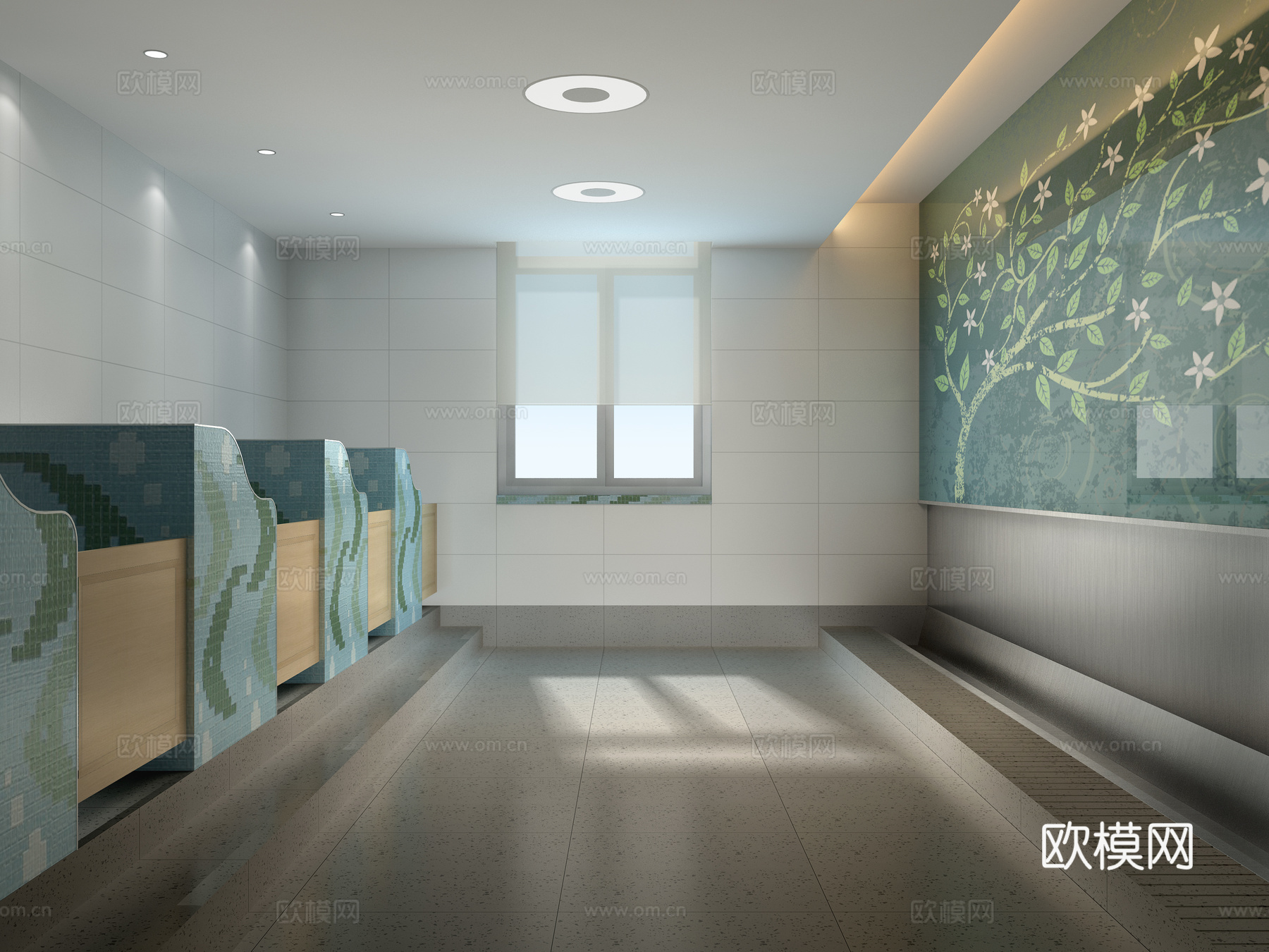 学校卫生间3d模型